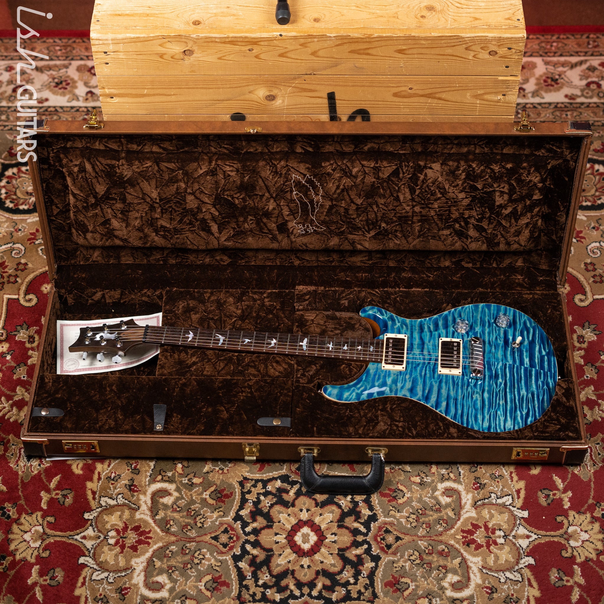2010 PRS Private Stock Custom 22 Faded Aquamarine - Image 18