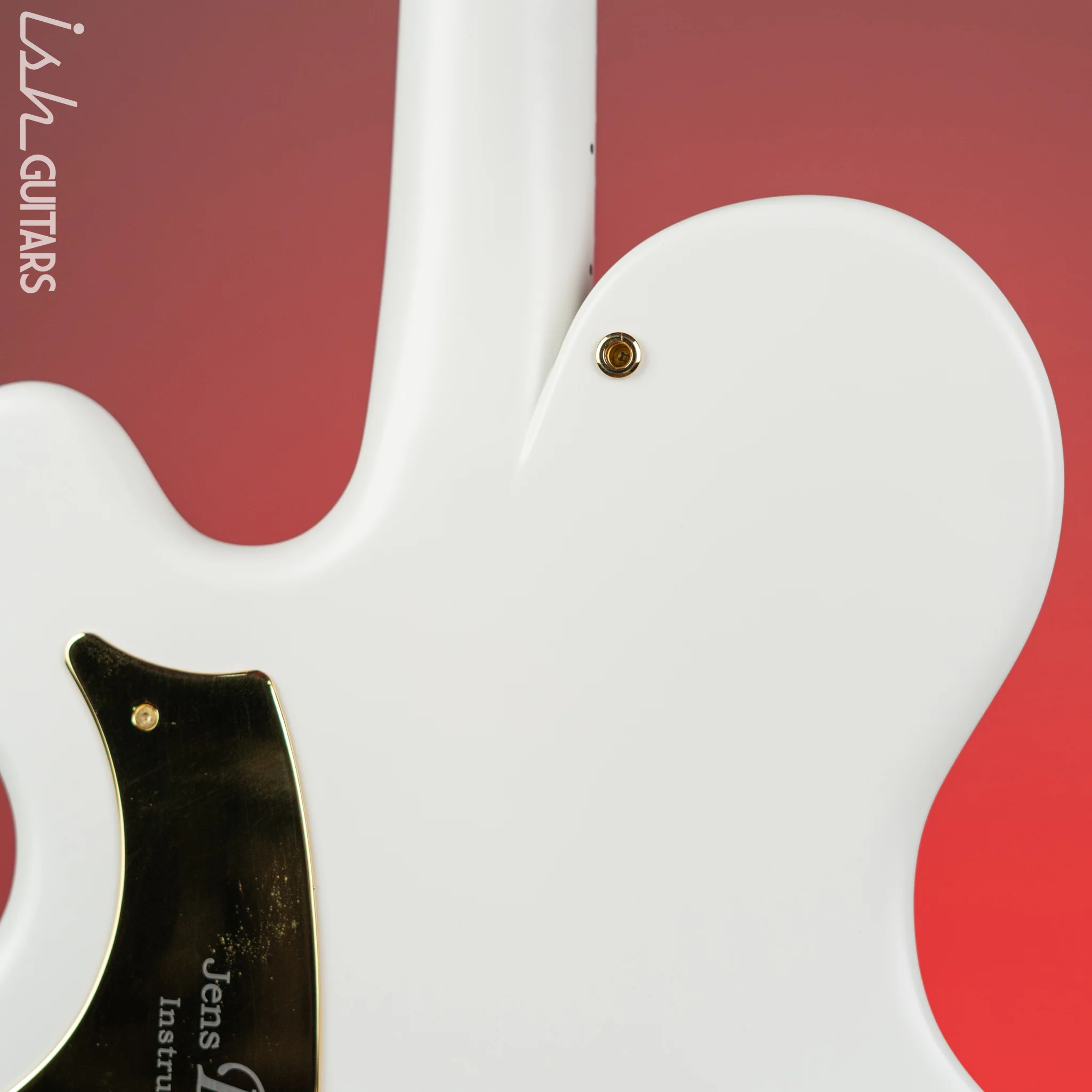 2010 Ritter Princess Isabella CO Edition Baritone Guitar White - Image 10