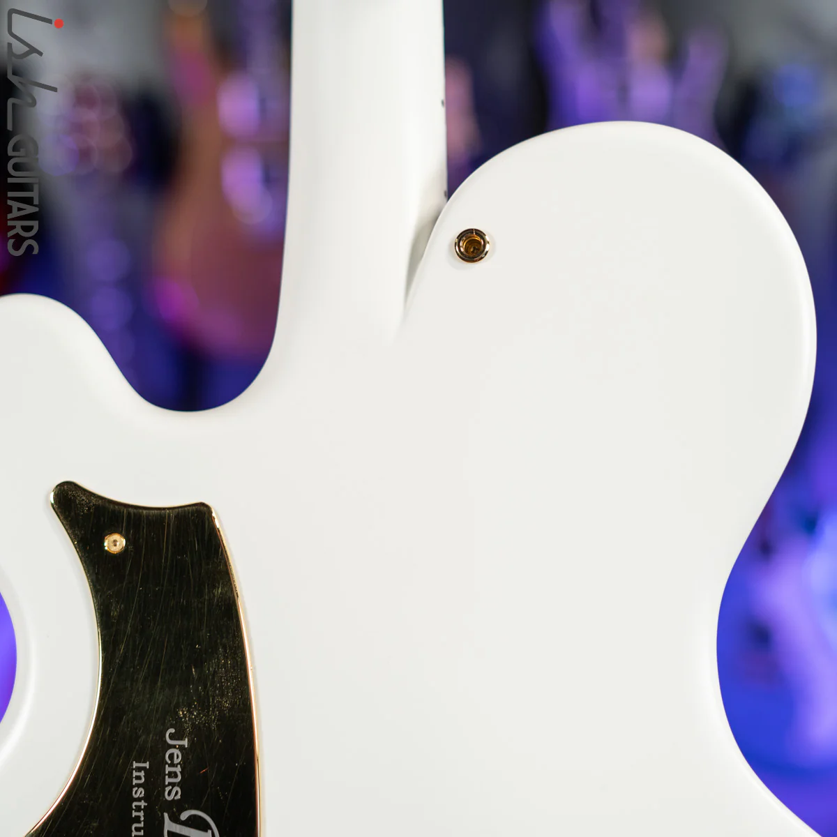 2010 Ritter Princess Isabella CO Edition Baritone Guitar White - Image 9