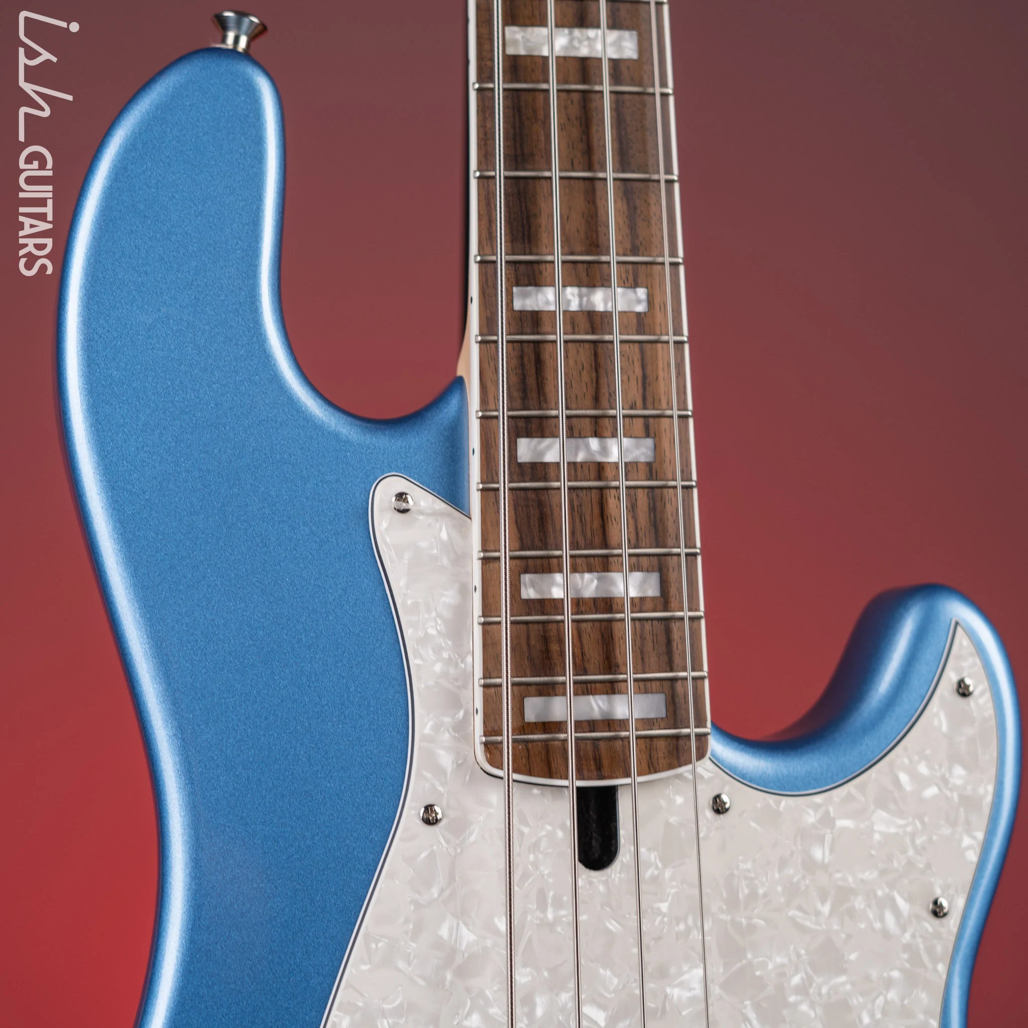 2010’s Lakland Skyline Series DJ-4 Darryl Jones Lake Placid Blue - Image 3
