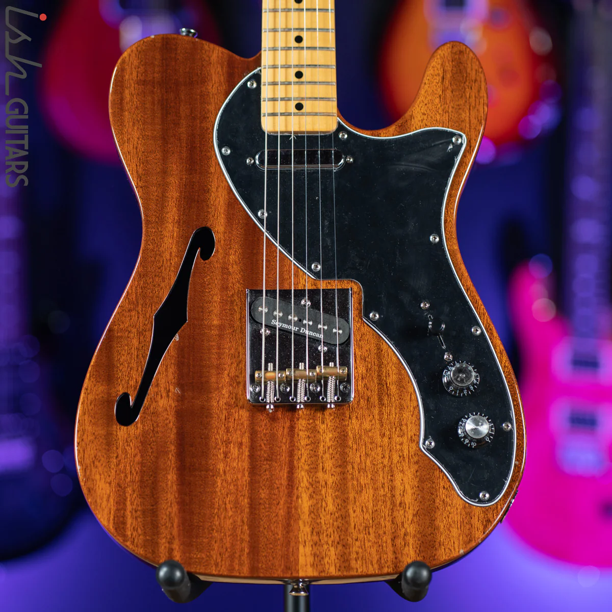 2010 Squier Telecaster Semi-Hollow Brown Mahogany