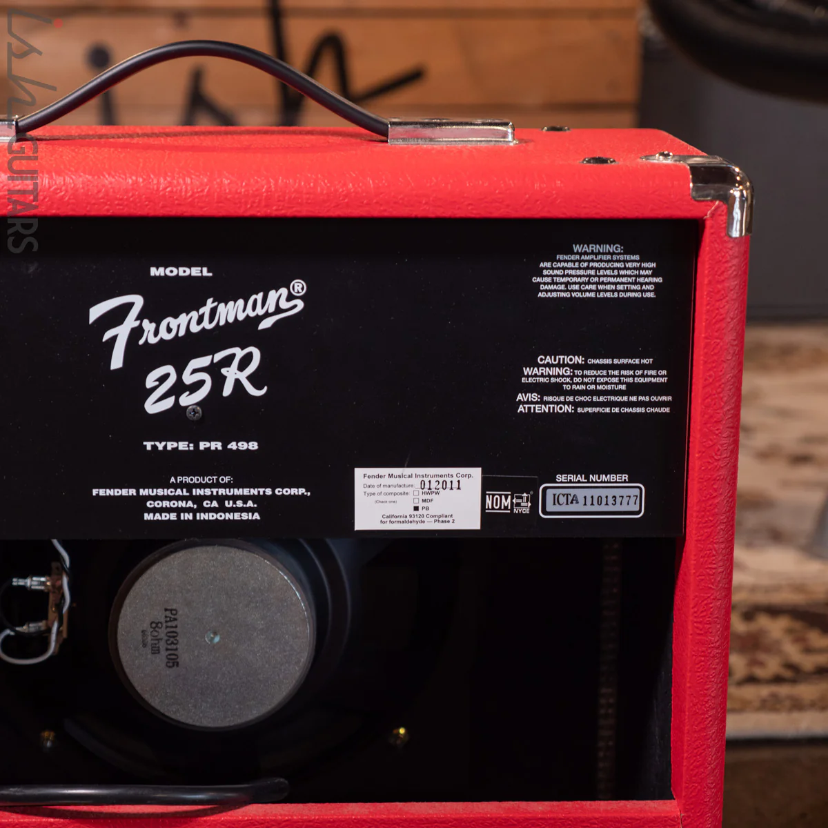 2011 Fender Frontman 25R Red - Image 8