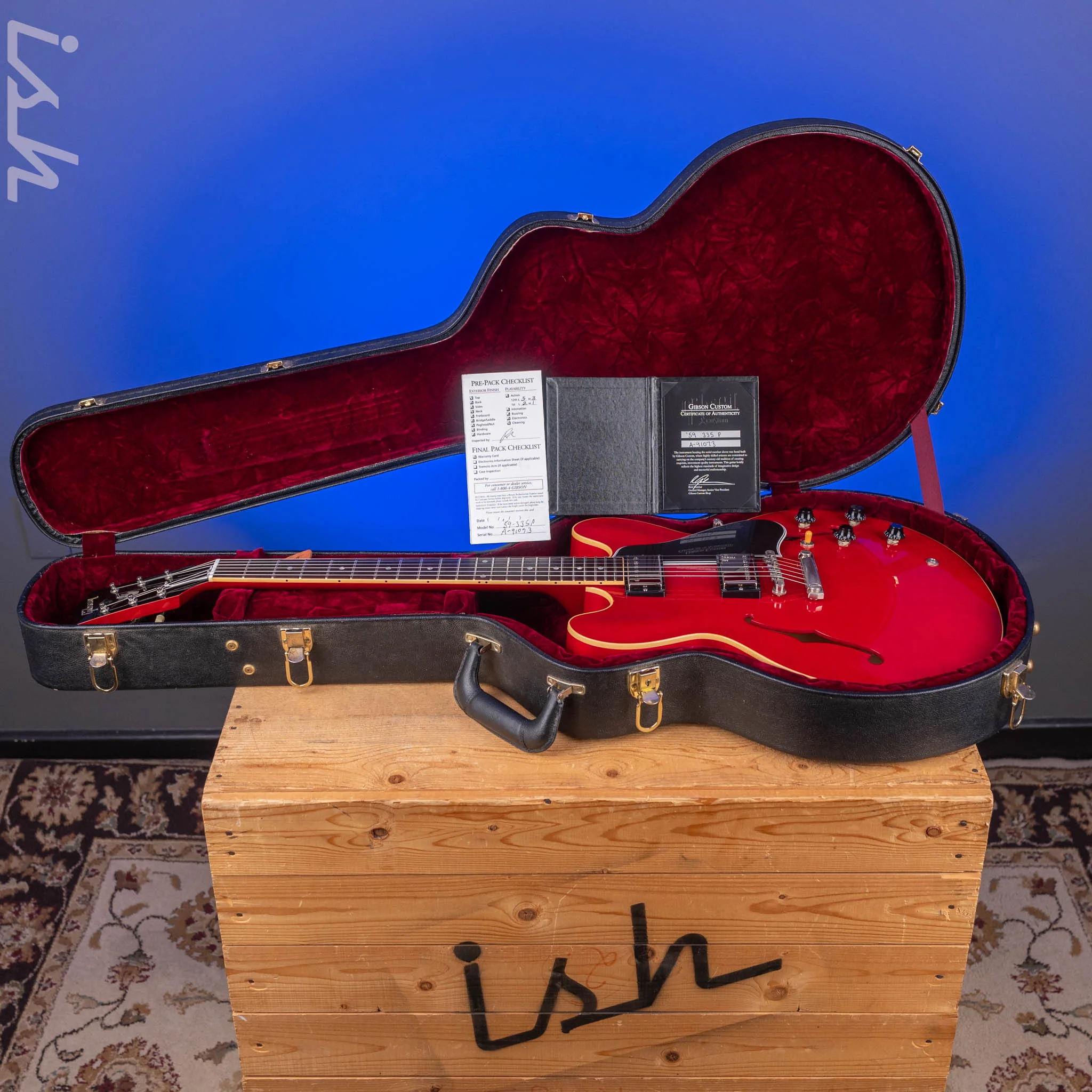 2011 Gibson '59 335 Cherry Red - Image 20