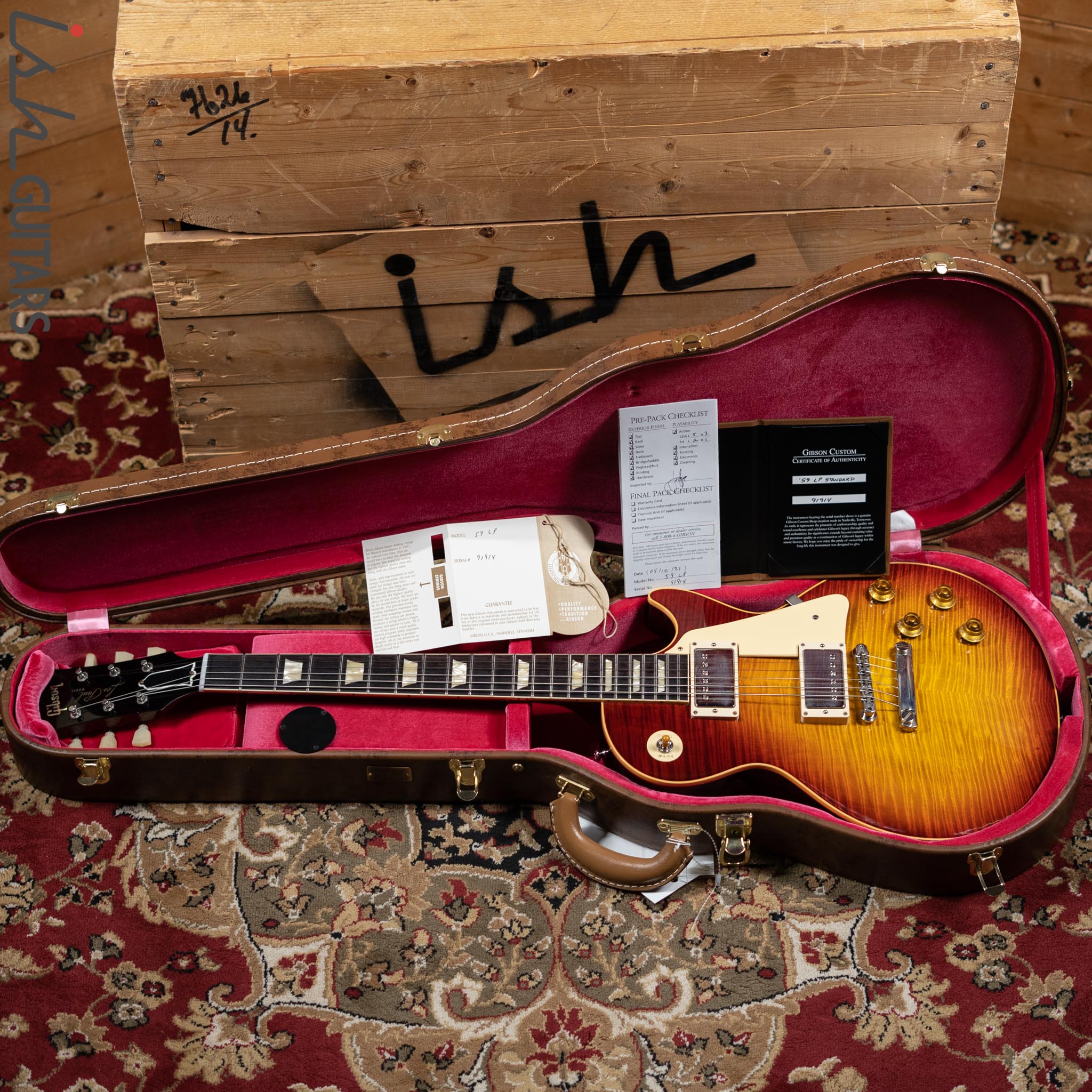 2021 Gibson Custom Shop ‘59 Reissue Les Paul Standard - Image 16