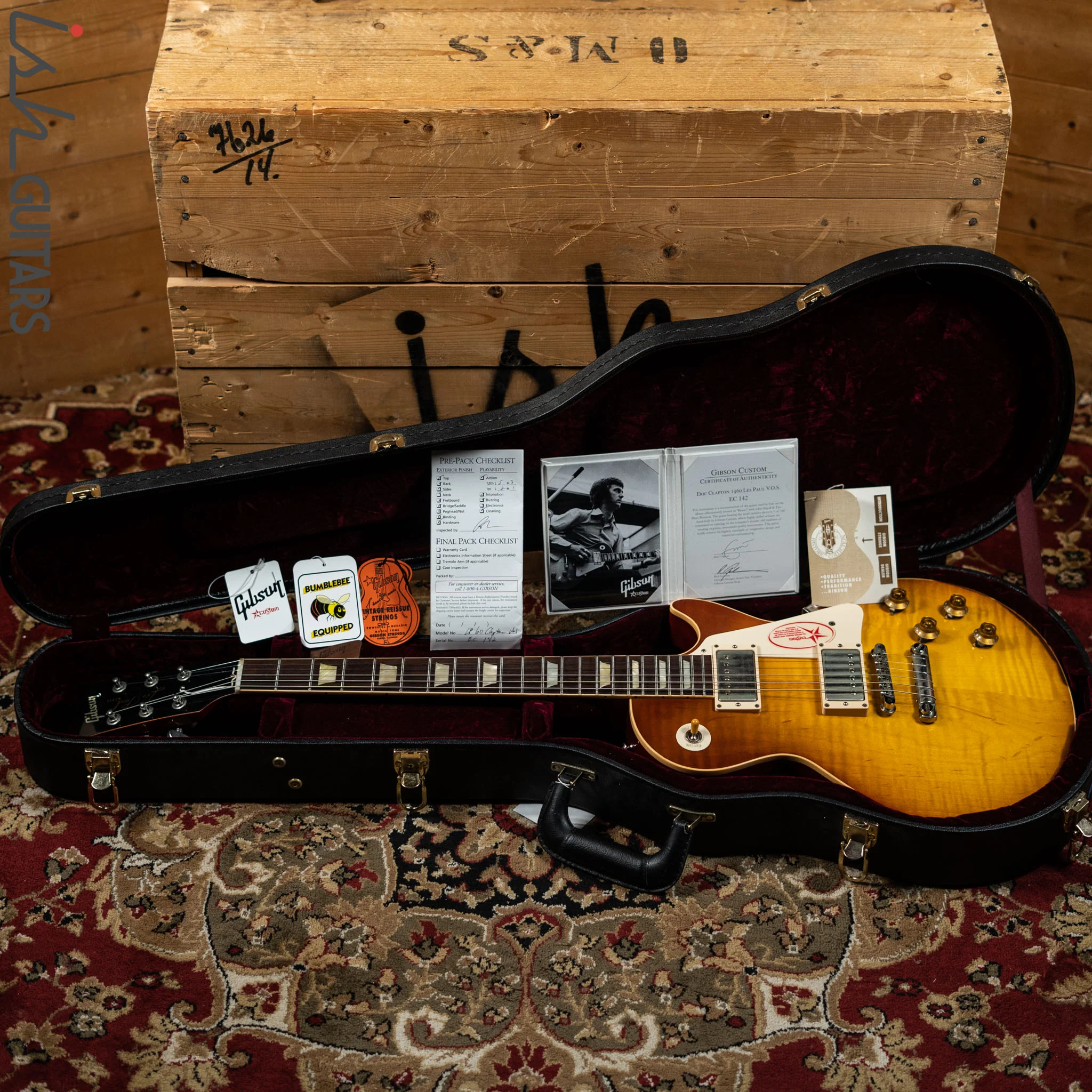 Gibson Custom Shop Eric Clapton “Beano” ‘60 Les Paul (V.O.S.) Reissue - Image 15