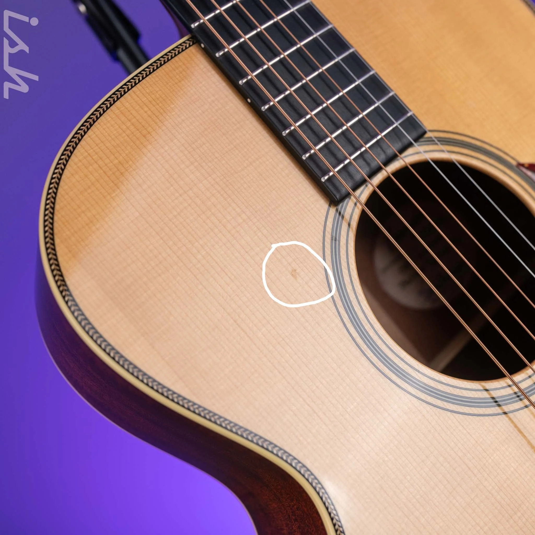 2012 Bourgeois Custom OM Italian Spruce Top - Image 5