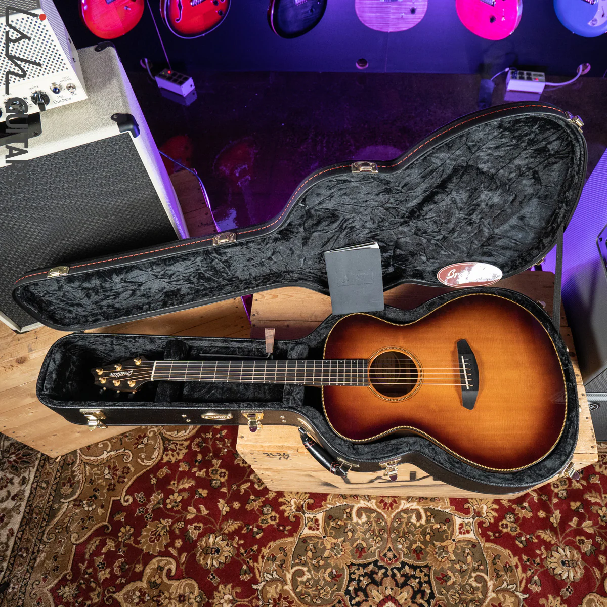 2012 Breedlove Oregon Concert LTD Whiskey Burst - Image 15