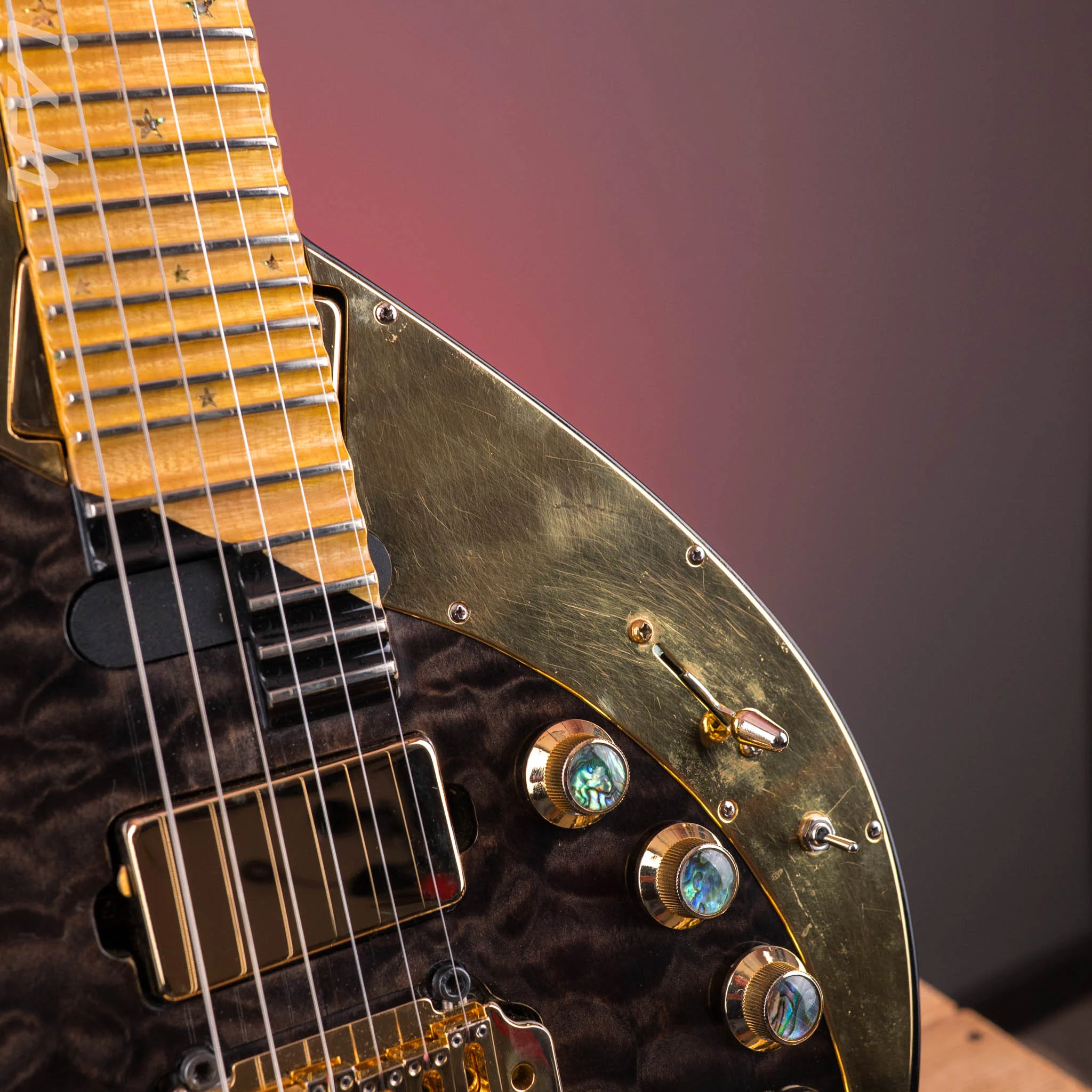 2012 Dean Uli Jon Roth Sky Guitar #9 "Black Velvet Sky" *Signed by Uli Jon Roth* - Image 8