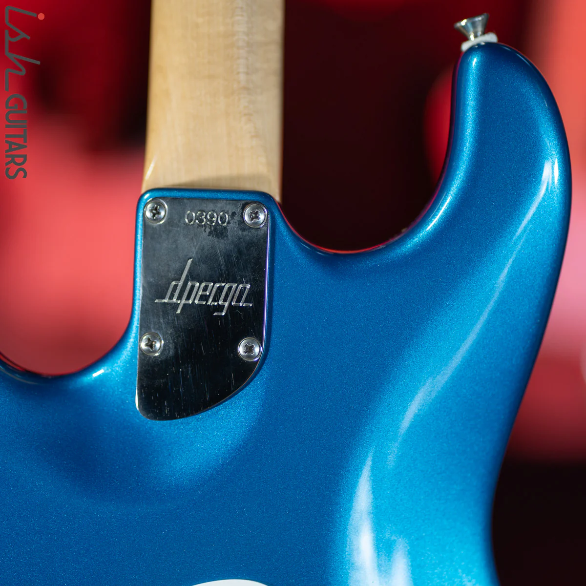 2012 D’Pergo Limited Retro Strat Electric Blue Metallic - Image 10