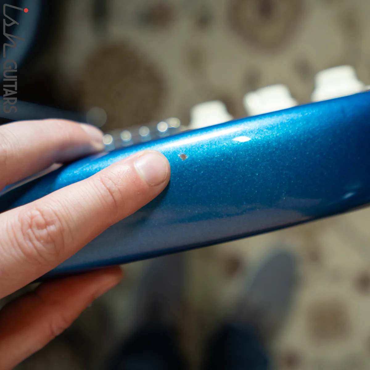 2012 D’Pergo Limited Retro Strat Electric Blue Metallic - Image 17