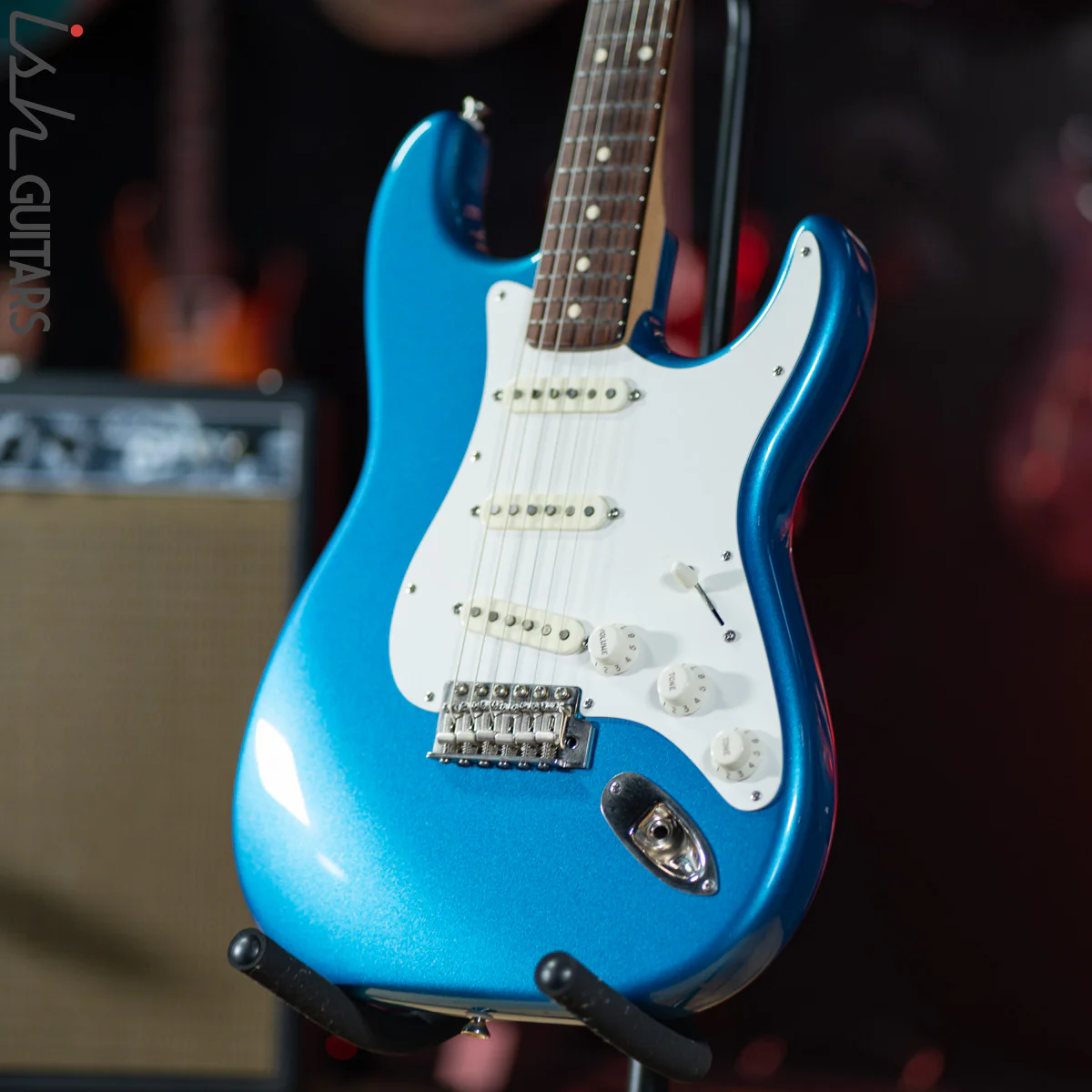 2012 D’Pergo Limited Retro Strat Electric Blue Metallic - Image 5