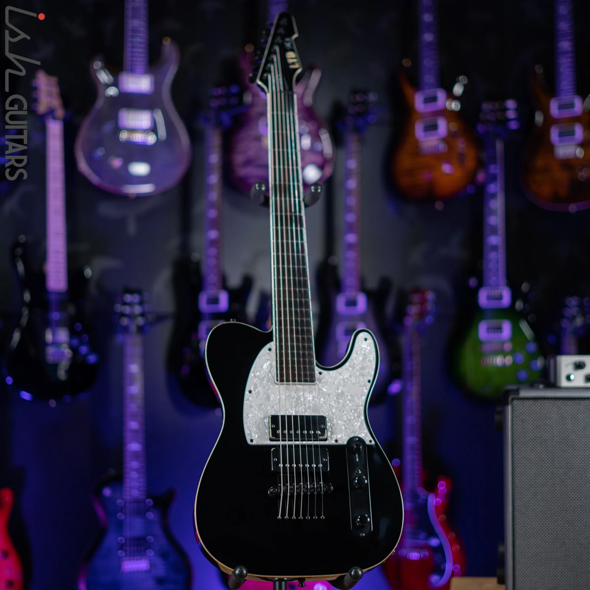 2012 ESP LTD SCT-607B 7-String Electric Guitar Black - Image 2