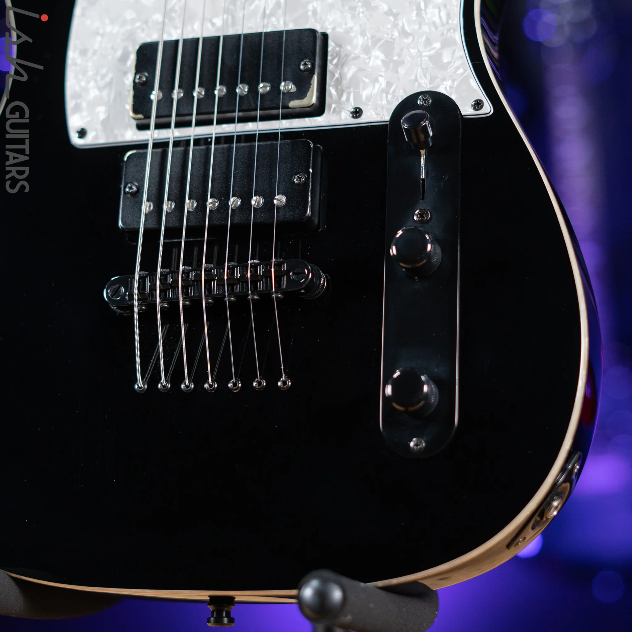 2012 ESP LTD SCT-607B 7-String Electric Guitar Black - Image 4