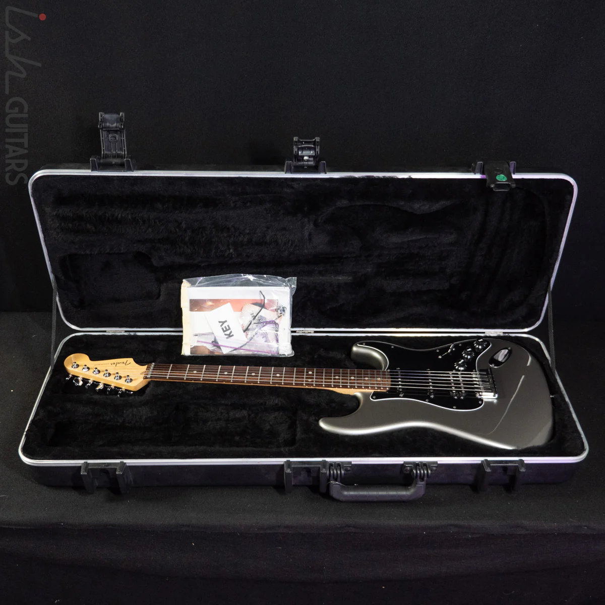 2012 Fender American Deluxe Stratocaster HSS Tungsten - Image 15