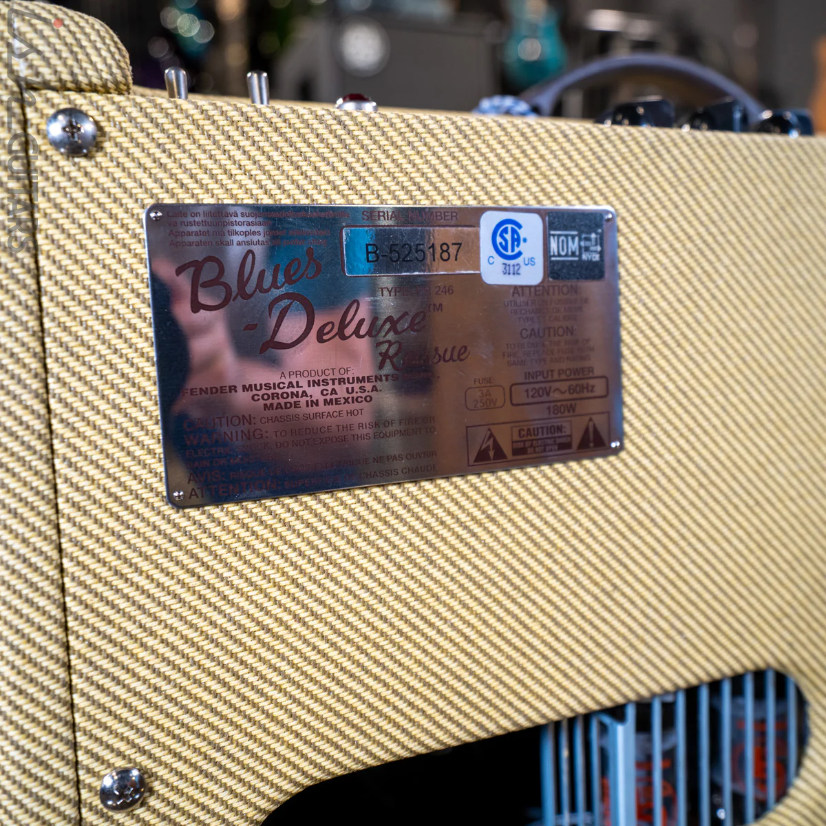 2012 Fender Blues Deluxe Reissue Tweed 1x12 40W - Image 6