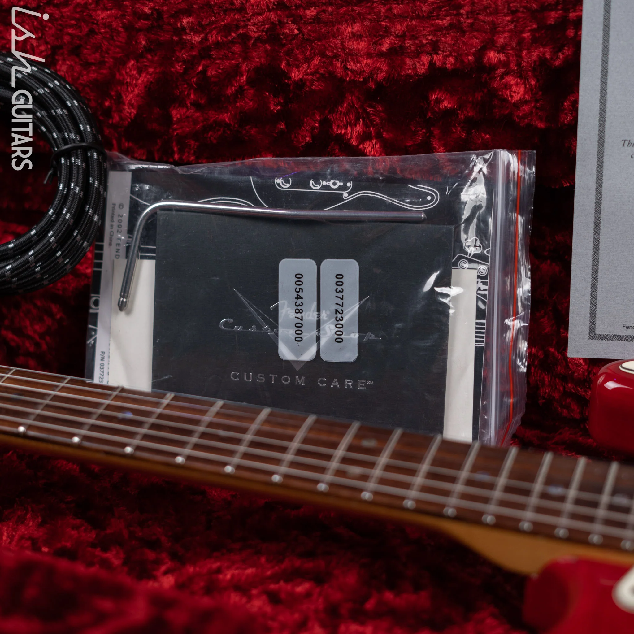 2012 Fender Custom Shop DLX Stratocaster Candy Red Quilt - Image 19