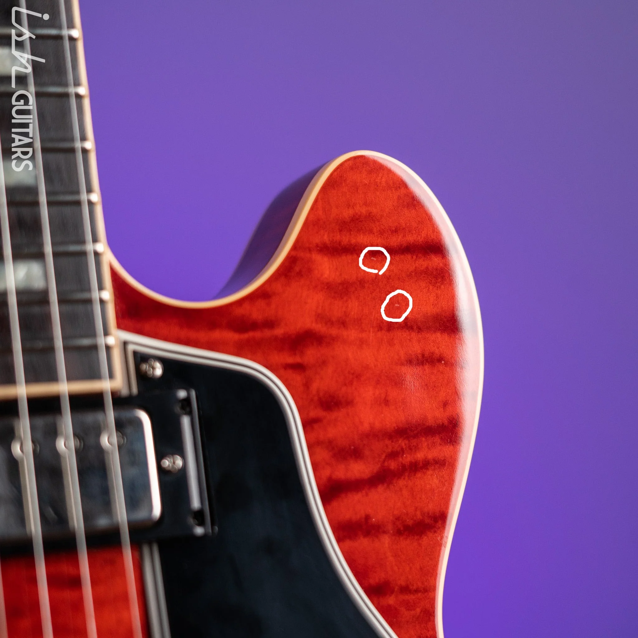 2012 Gibson Custom Shop ES-390 Figured Red - Image 10