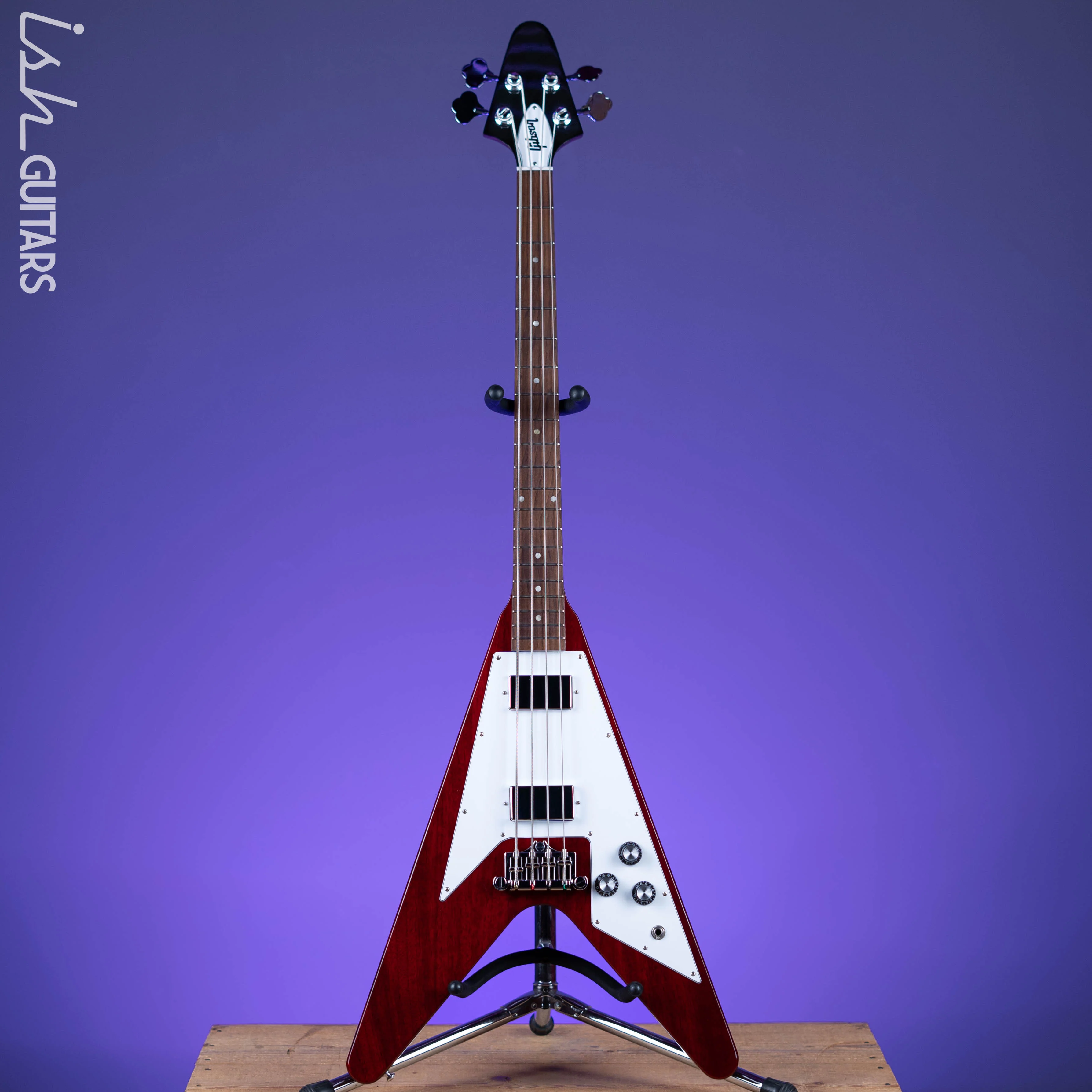 2012 Gibson Flying V Bass Cherry - Image 2