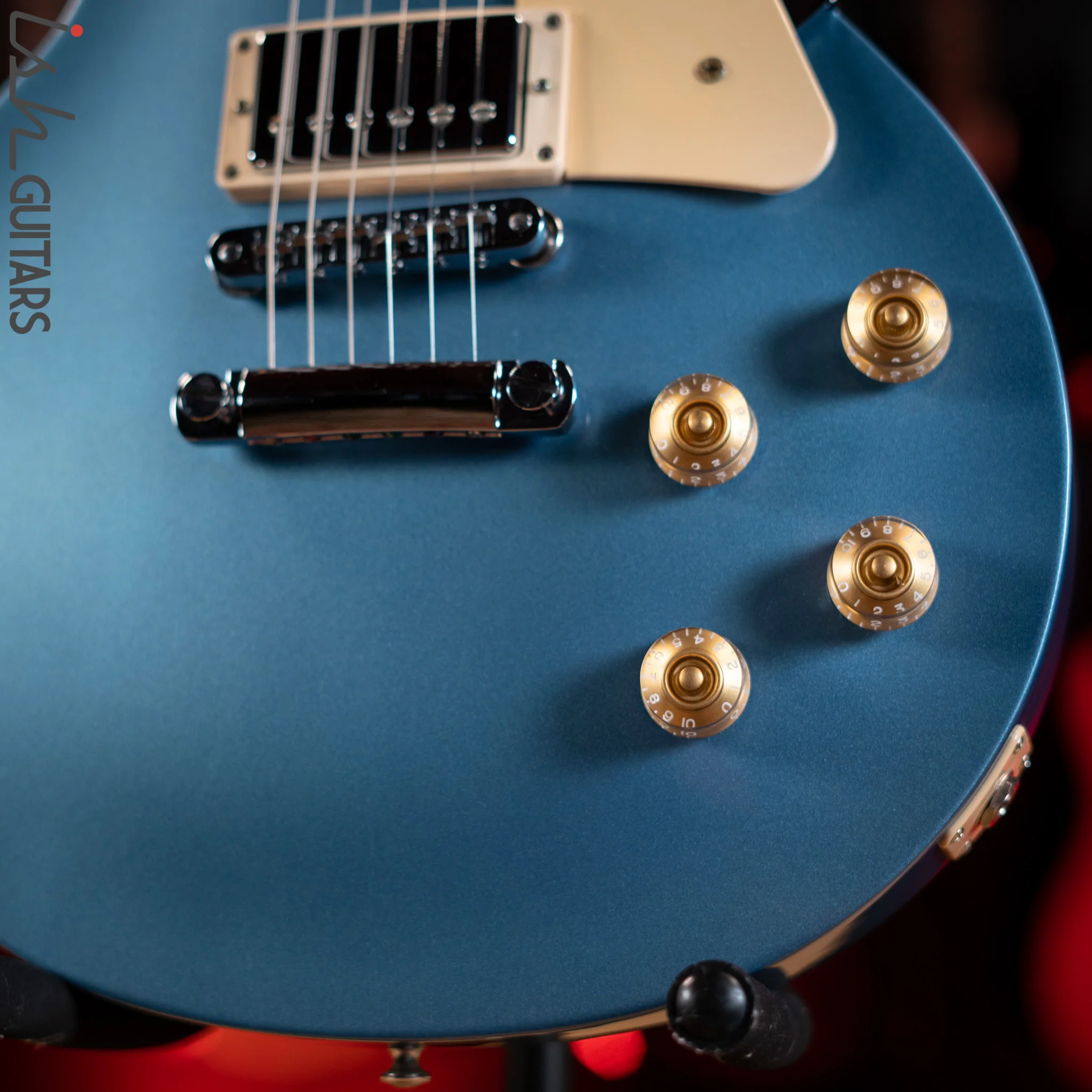 2012 Gibson Les Paul Studio Pelham Blue - Image 4