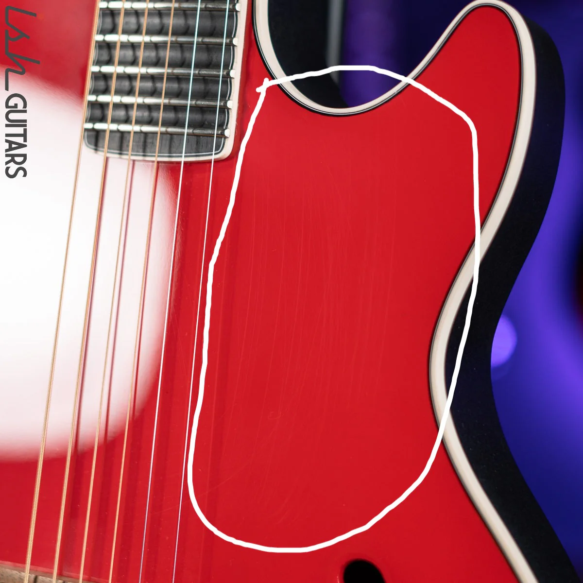 2012 Ovation YM68 Yngwie Malmsteen Signature Acoustic-Electric Guitar Rosa Corsa Red - Image 4