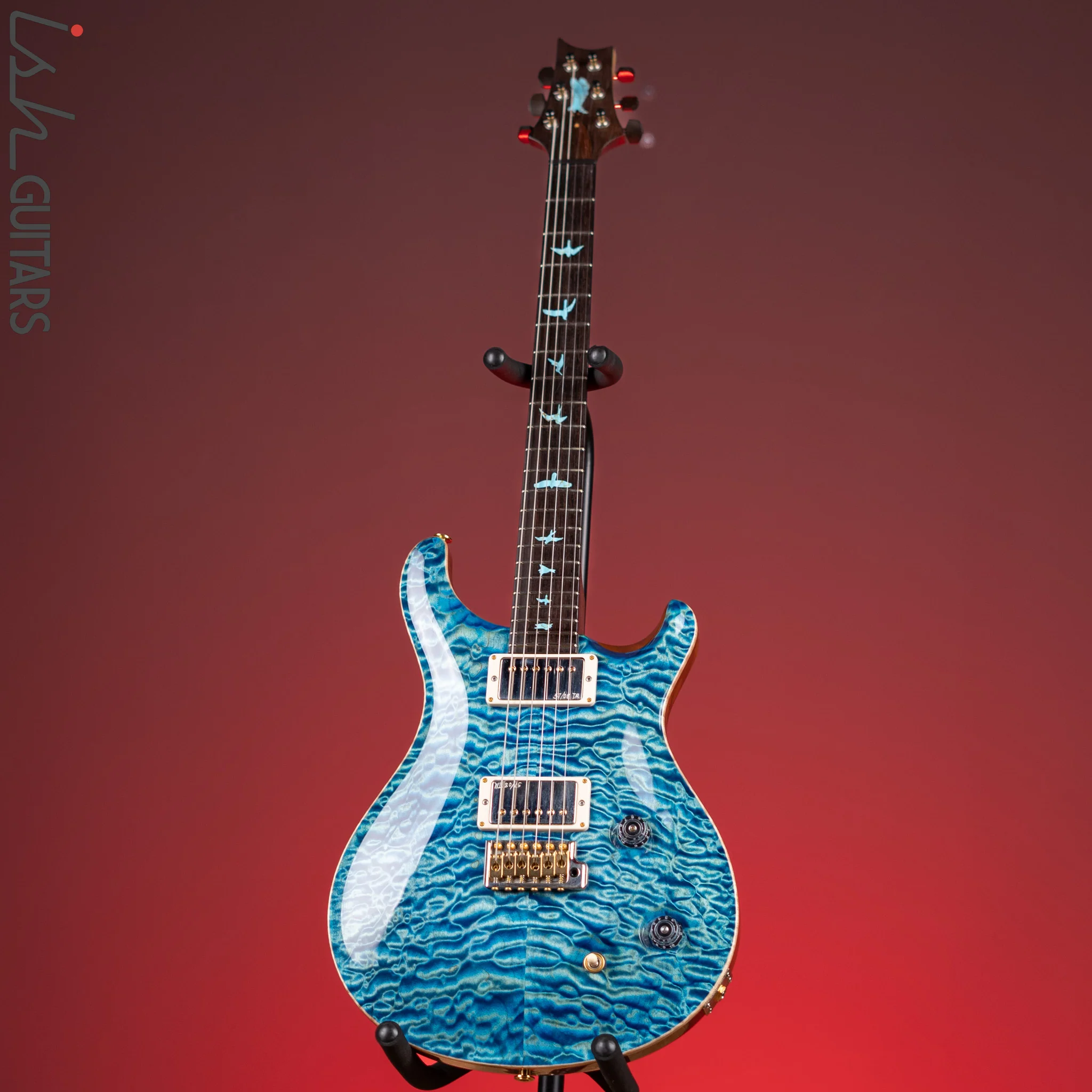 2012 PRS Custom 22 Private Stock Brazilian #4218 Faded Aquamarine - Image 2