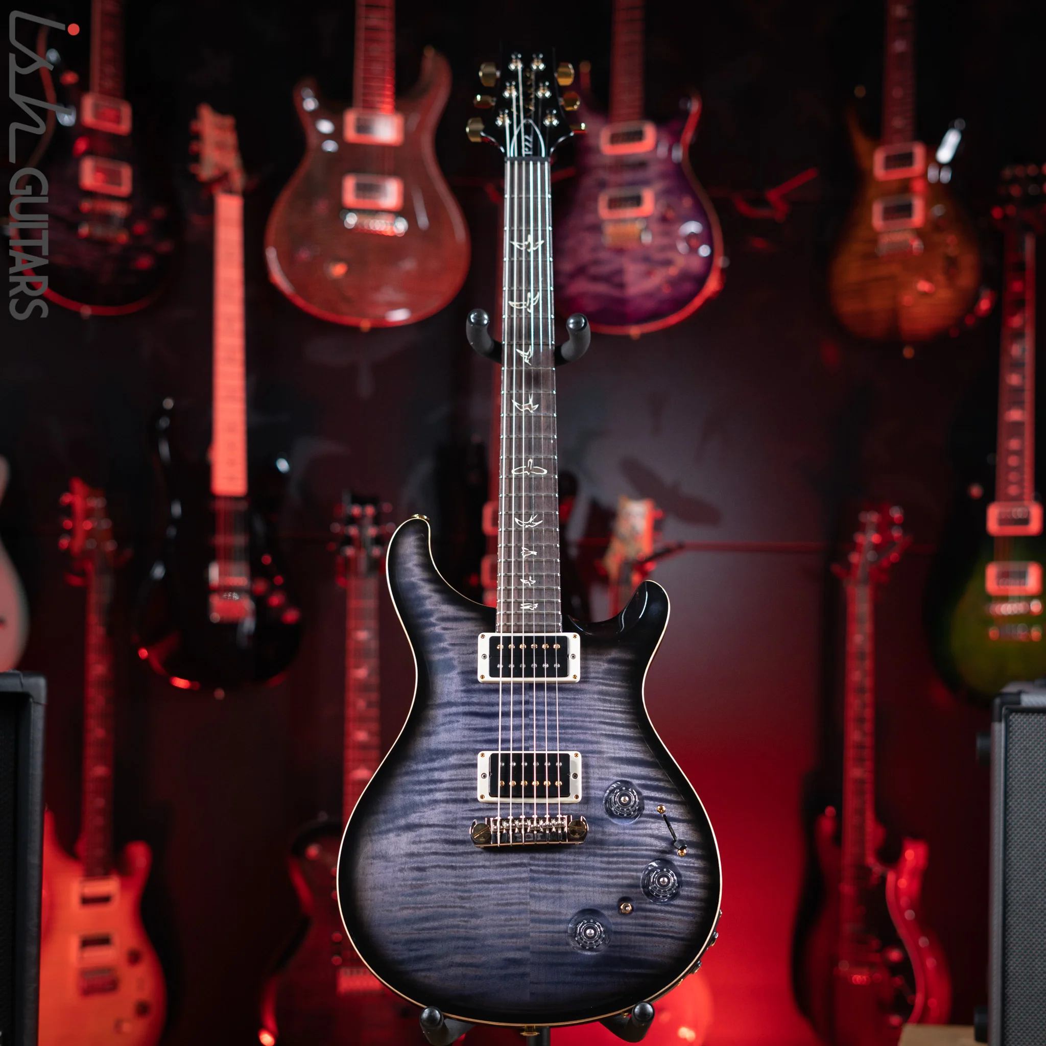 2012 PRS P22 Piezo Electric Guitar 10 Top Purple Hazel - Image 2