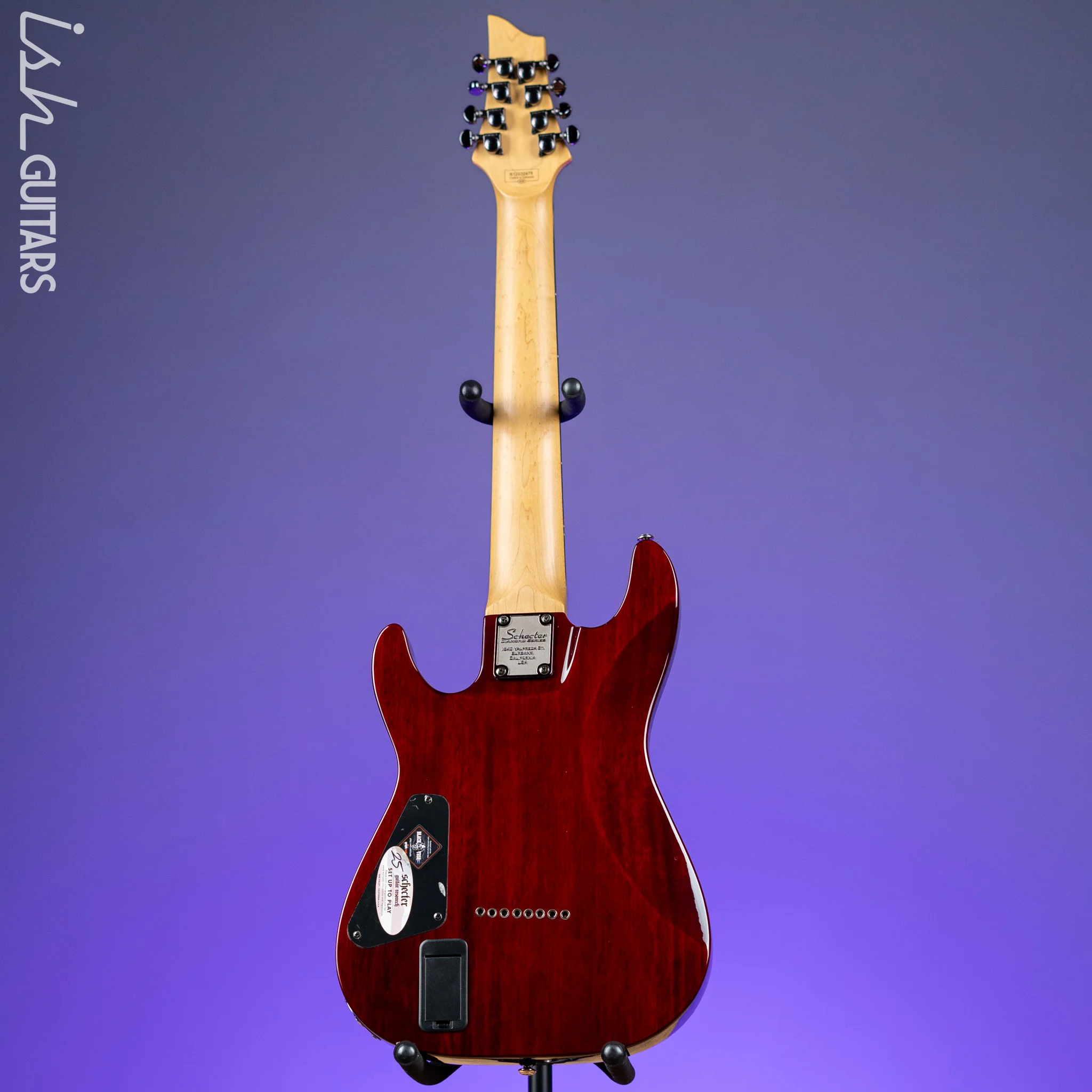 2012 Schecter Damien Elite Crimson 8 String - Image 8