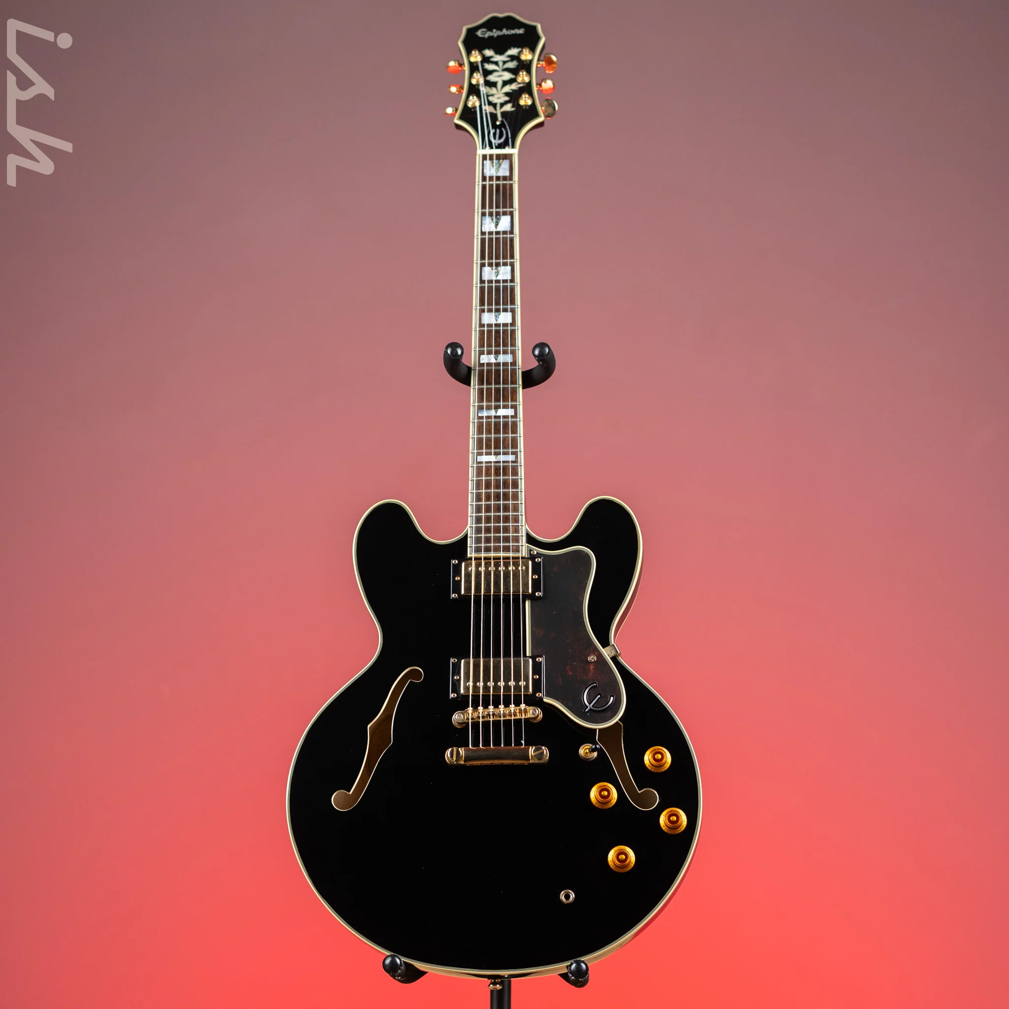 2013 Epiphone Sheraton II Ebony - Image 2