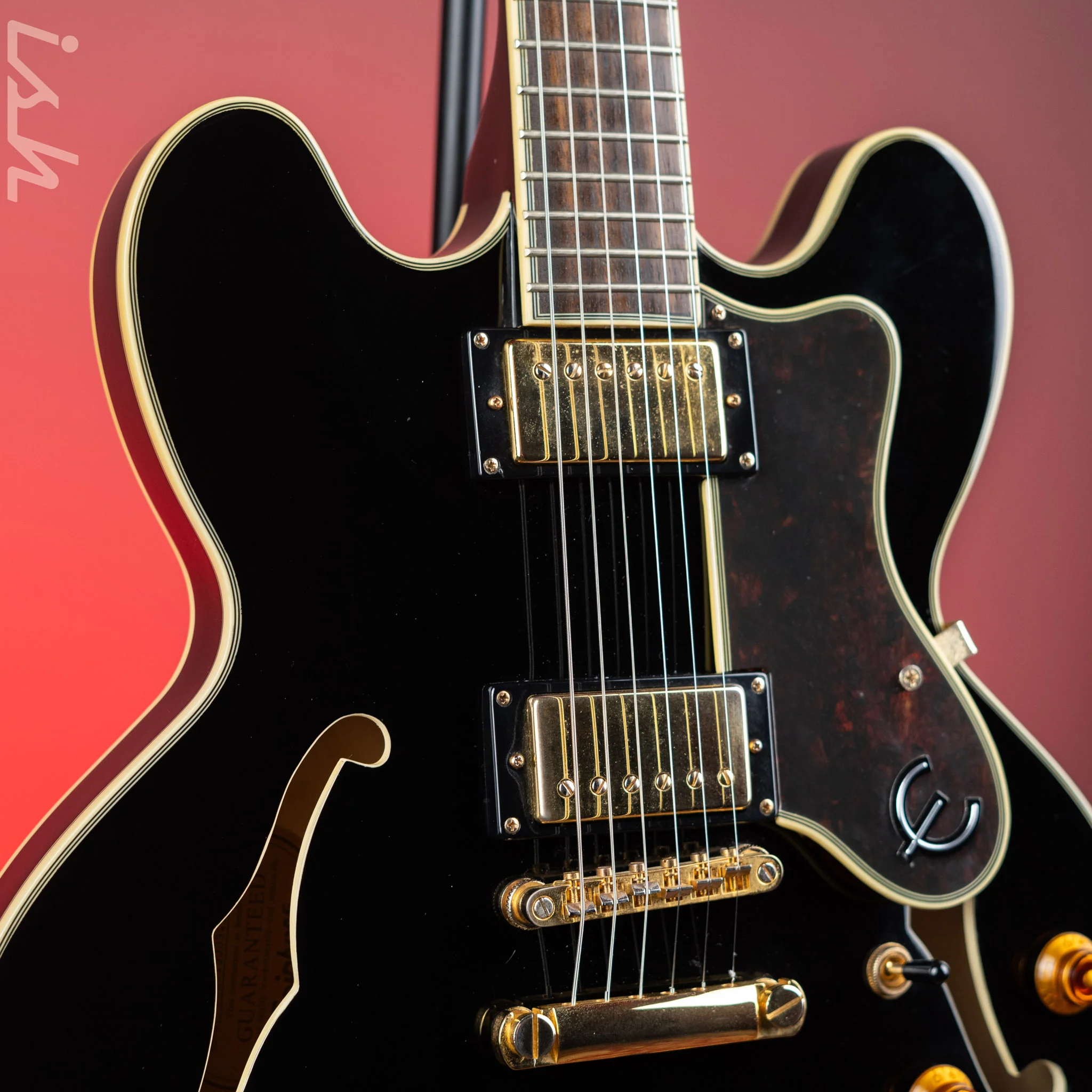 2013 Epiphone Sheraton II Ebony - Image 3