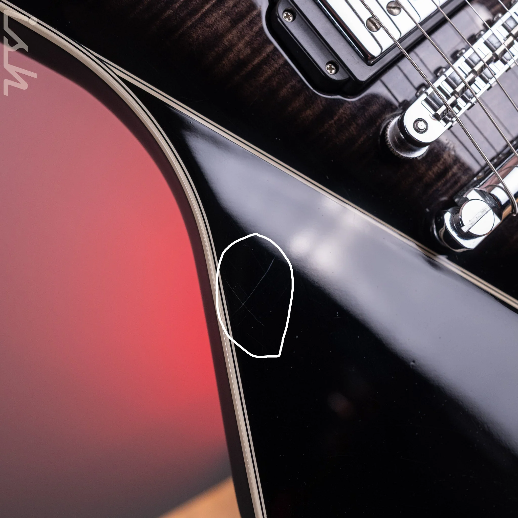 2013 Ernie Ball Music Man Armada Flame Black Trans - Image 7