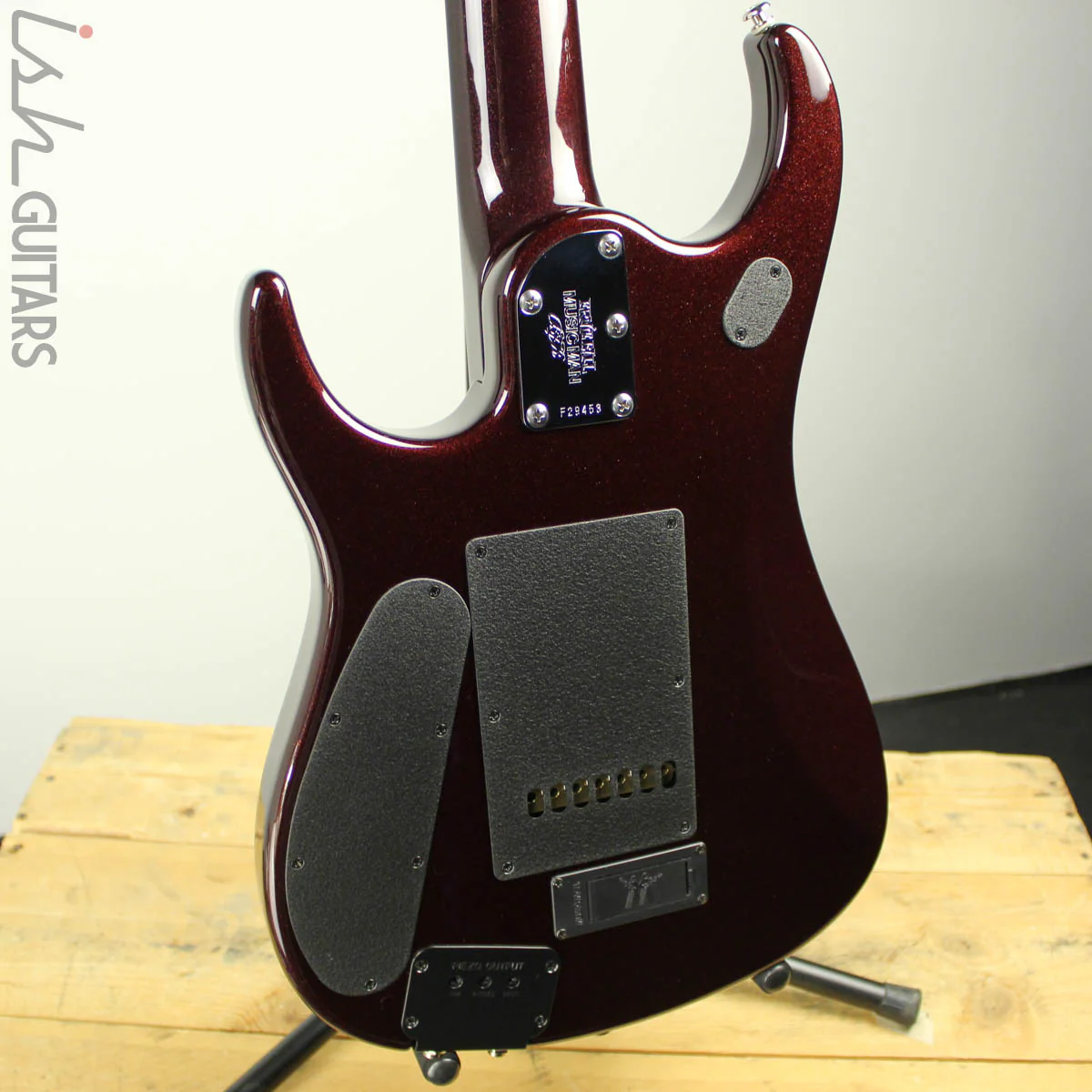 2013 Ernie Ball Music Man BFR JP-12 7 String Cherry Sugar - Image 11