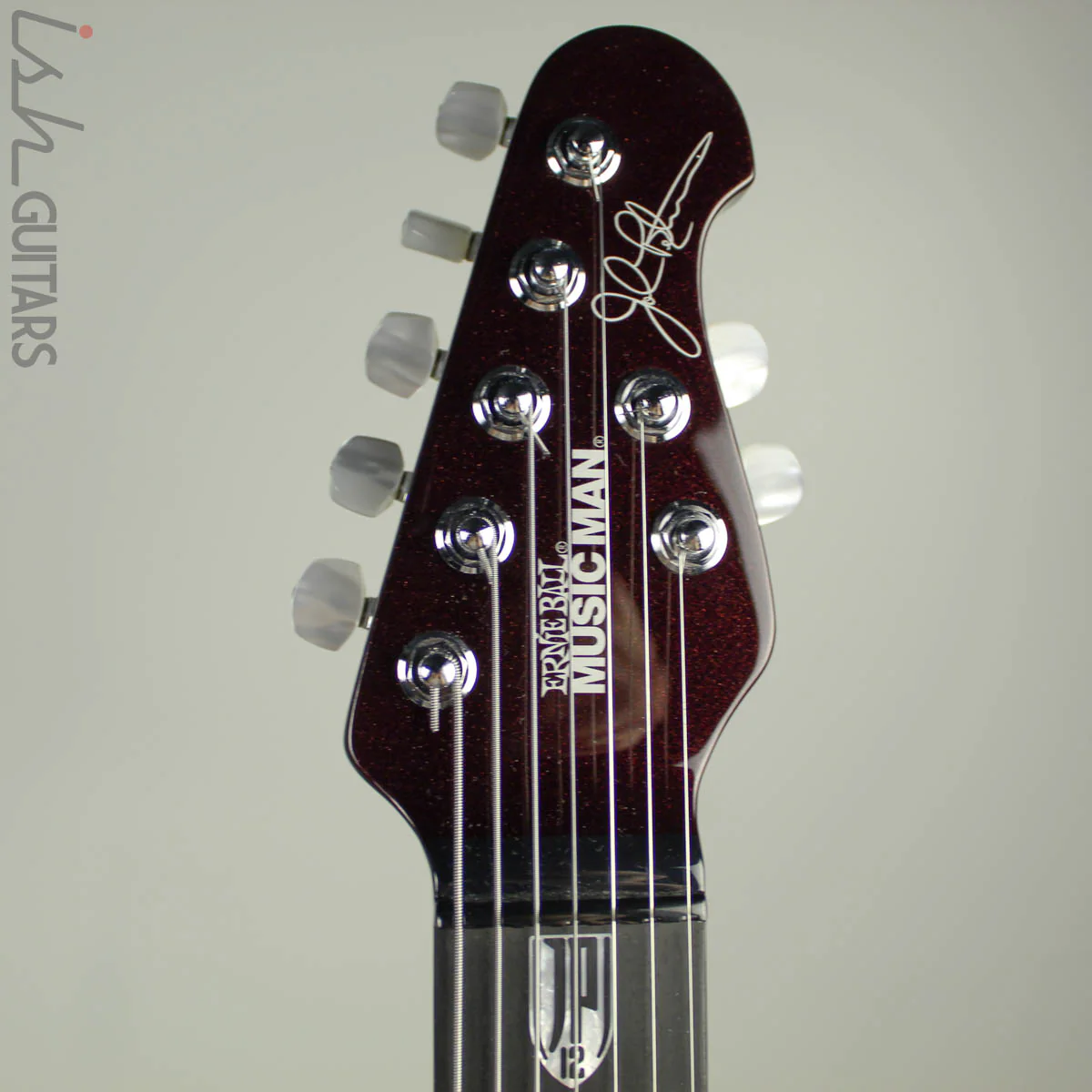 2013 Ernie Ball Music Man BFR JP-12 7 String Cherry Sugar - Image 5