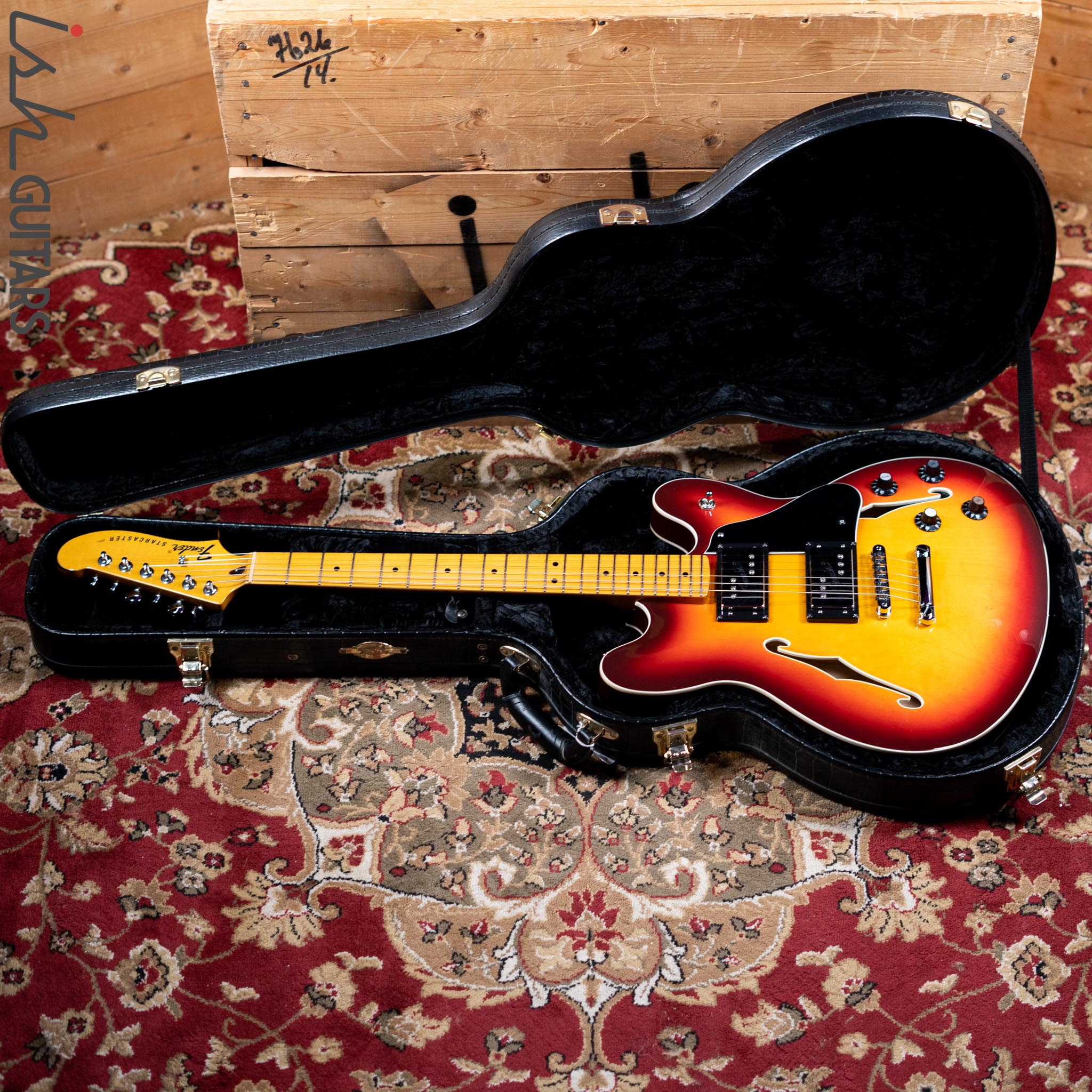 2013 Fender Starcaster 3-Color Sunburst - Image 13
