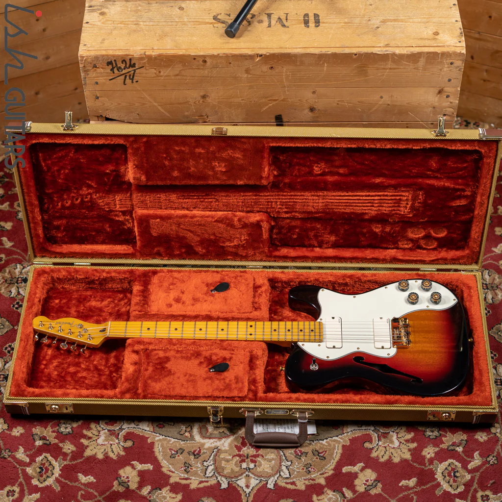 2013 Fender Telecaster Thinline Sunburst - Image 11