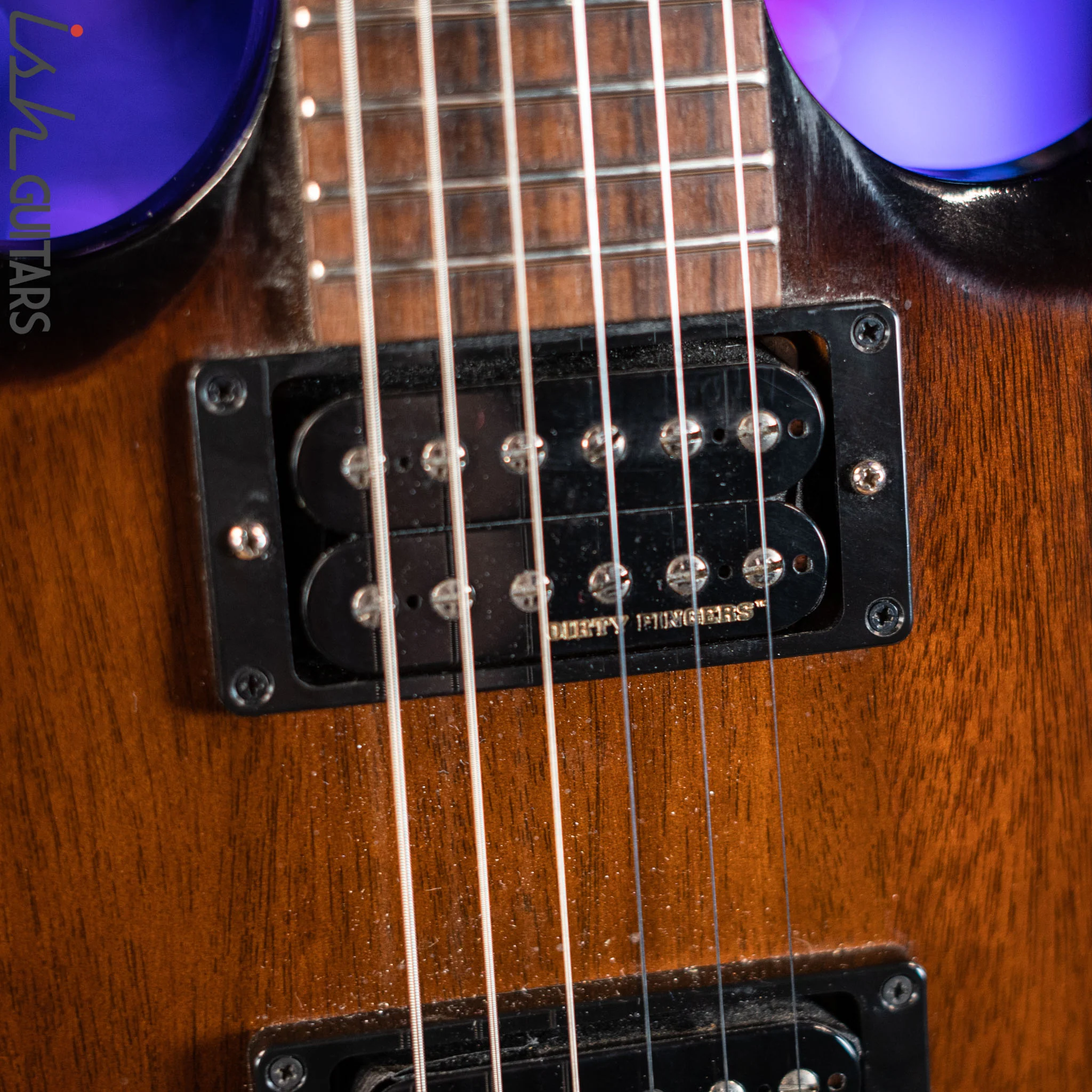 2013 Gibson SG 70’s Tribute Vintage Sunburst w/ Dirty Fingers Pickups - Image 11