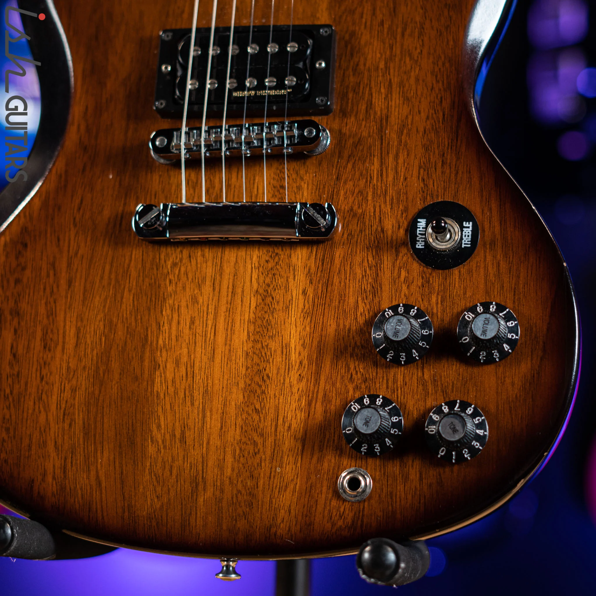 2013 Gibson SG 70’s Tribute Vintage Sunburst w/ Dirty Fingers Pickups - Image 4