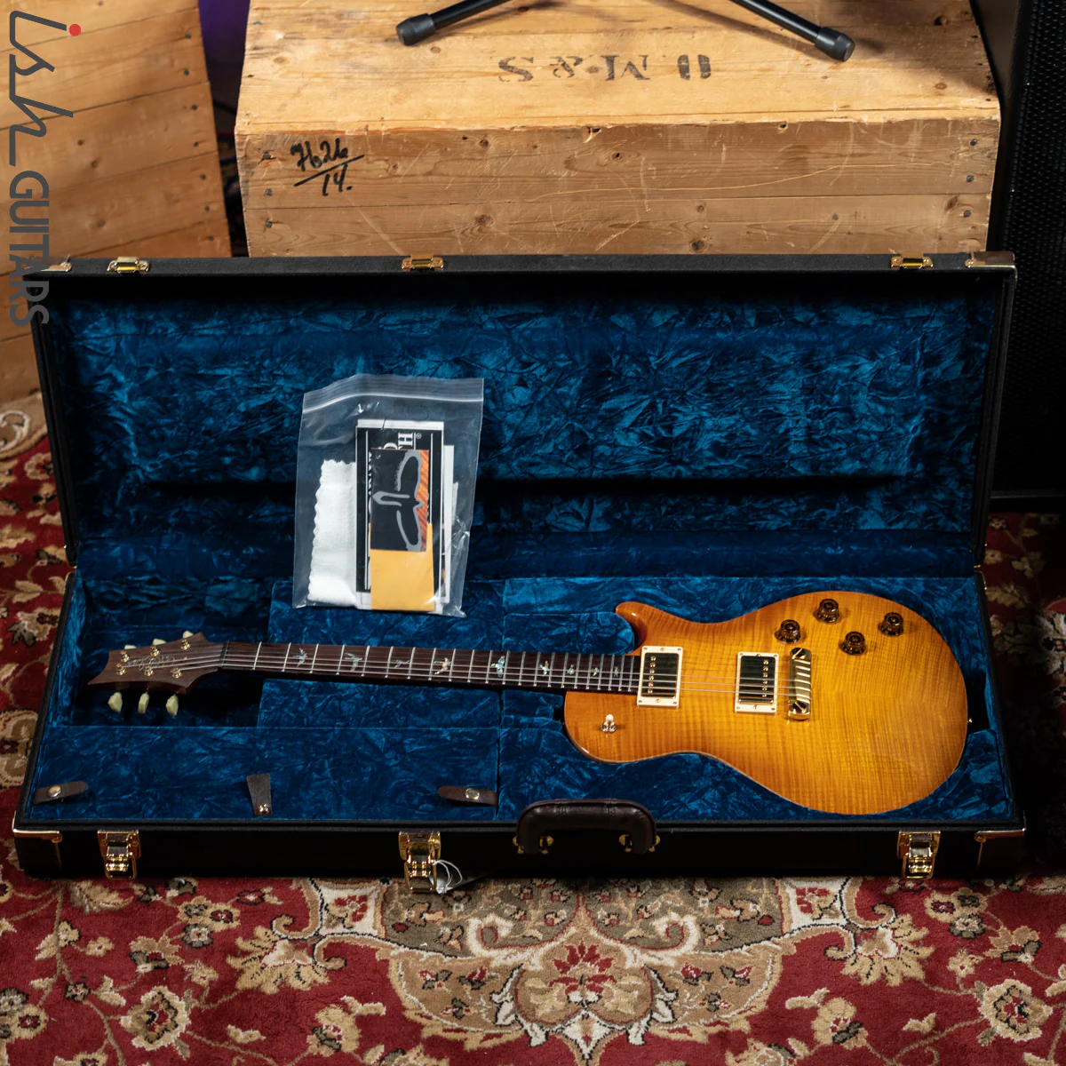 2013 PRS SC 245 Artist McCarty Sunburst Brazilian RW Fretboard - Image 14
