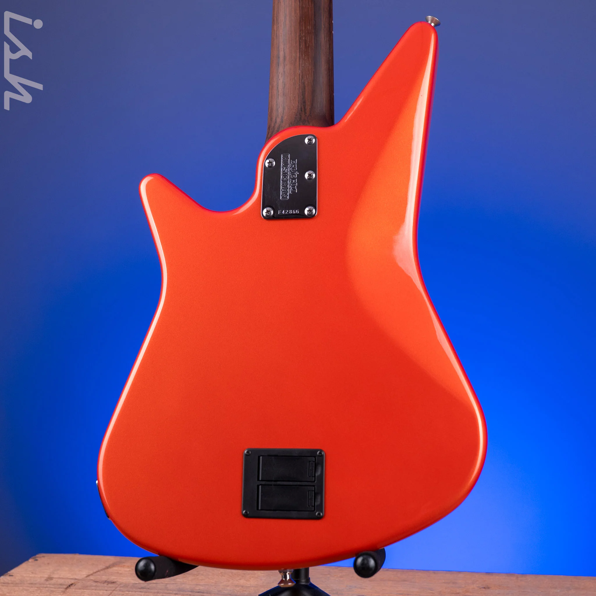 2014 Ernie Ball Music Man Big Al 5 H Tangerine Pearl *Solid Rosewood Neck* - Image 13
