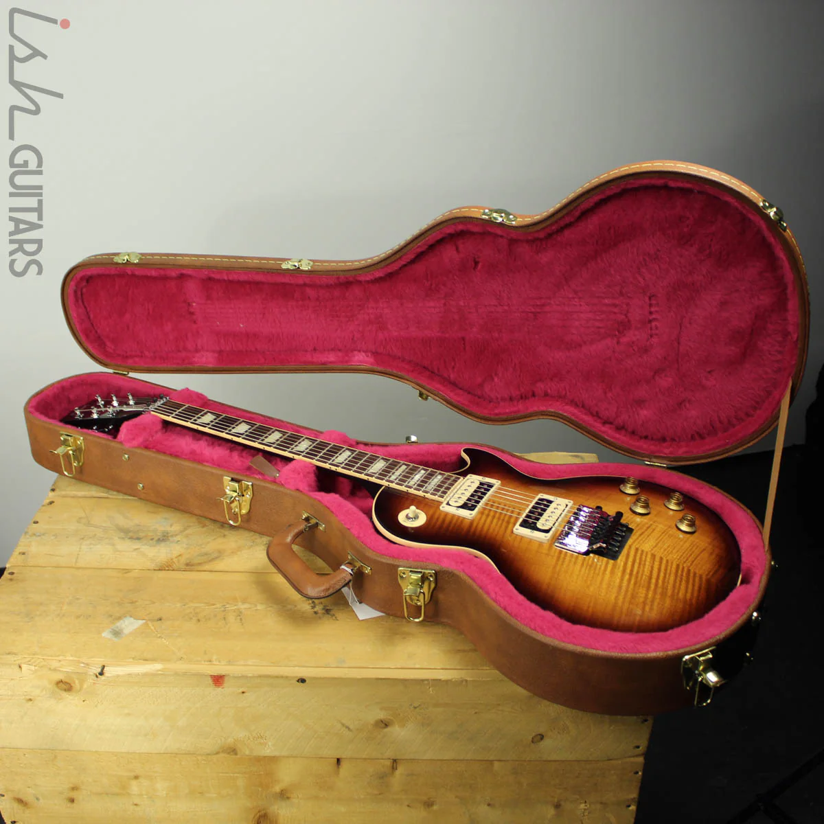 2014 Gibson Les Paul Traditional Pro II Floyd Rose Desert Burst - Image 9