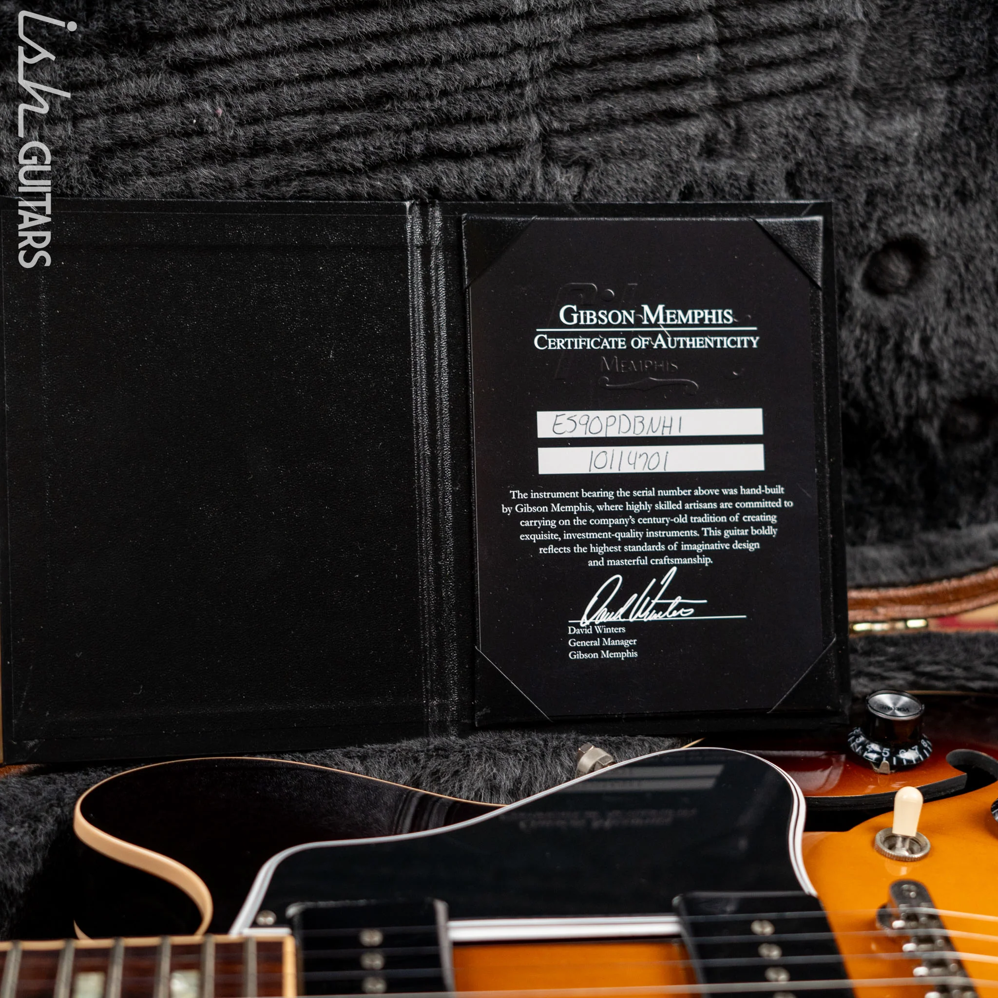 2014 Gibson Memphis ES-390 P90 Dark Sunburst - Image 23