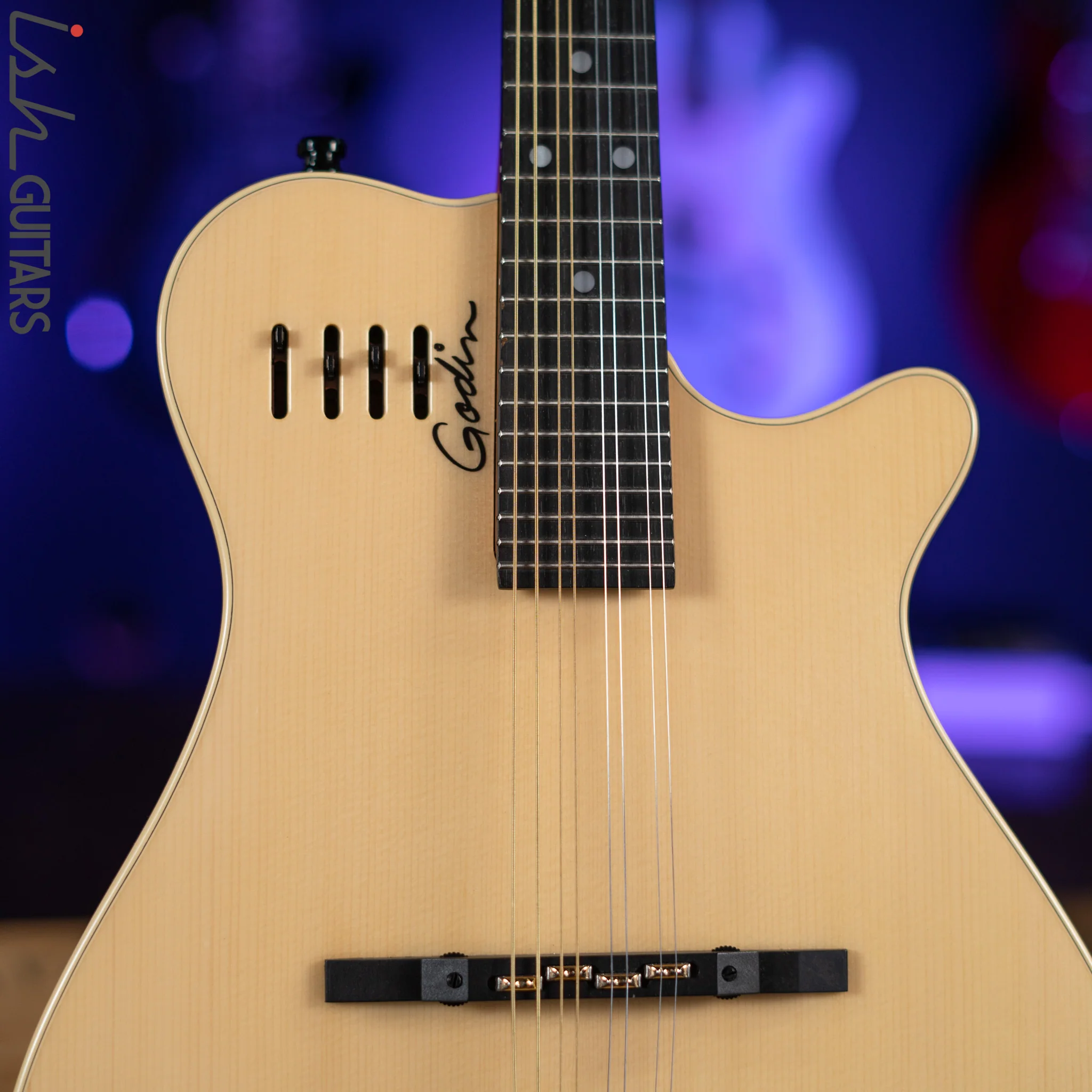 2014 Godin A8 Mandolin Natural - Image 3