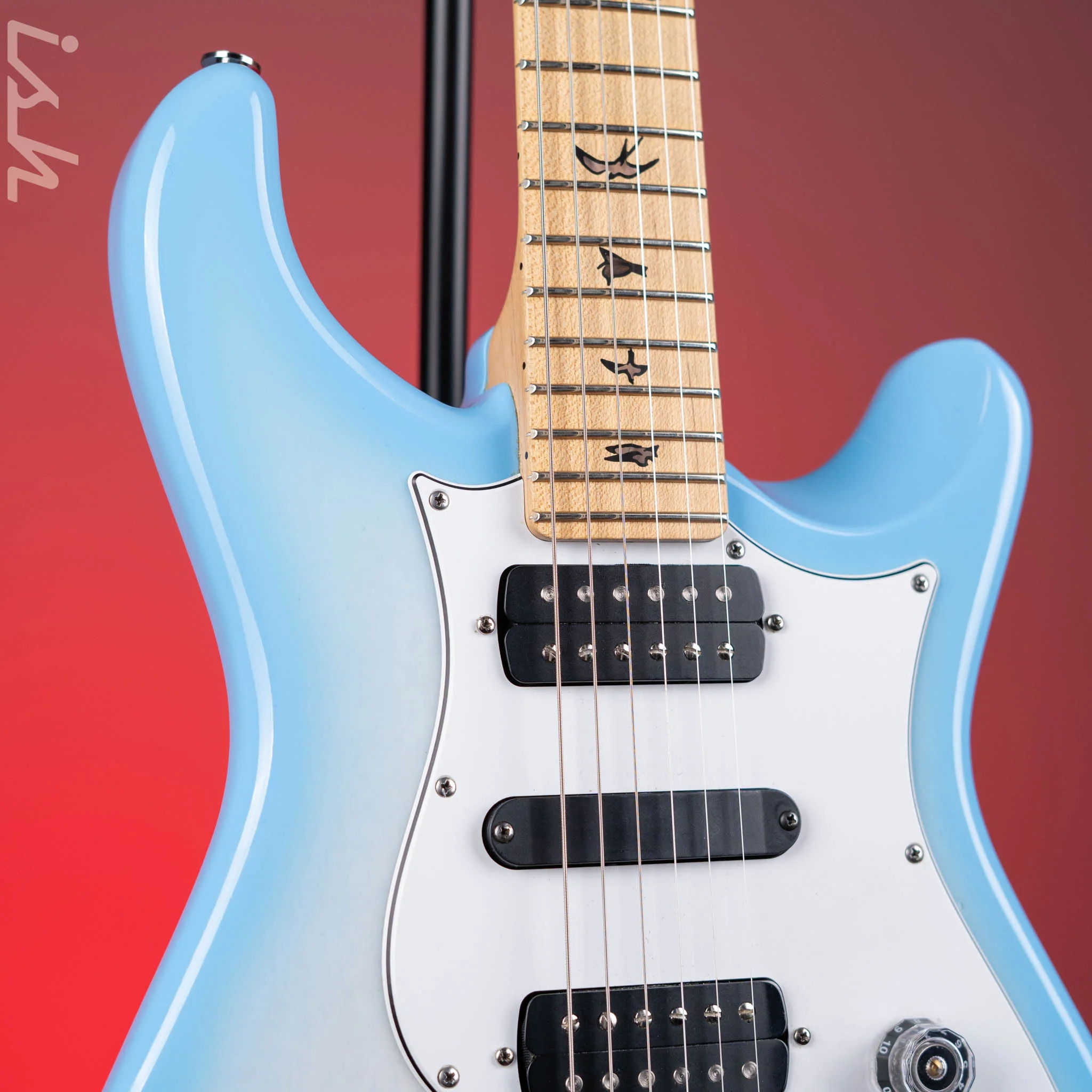2014 PRS Brent Mason White Wash Blue Burst - Image 3