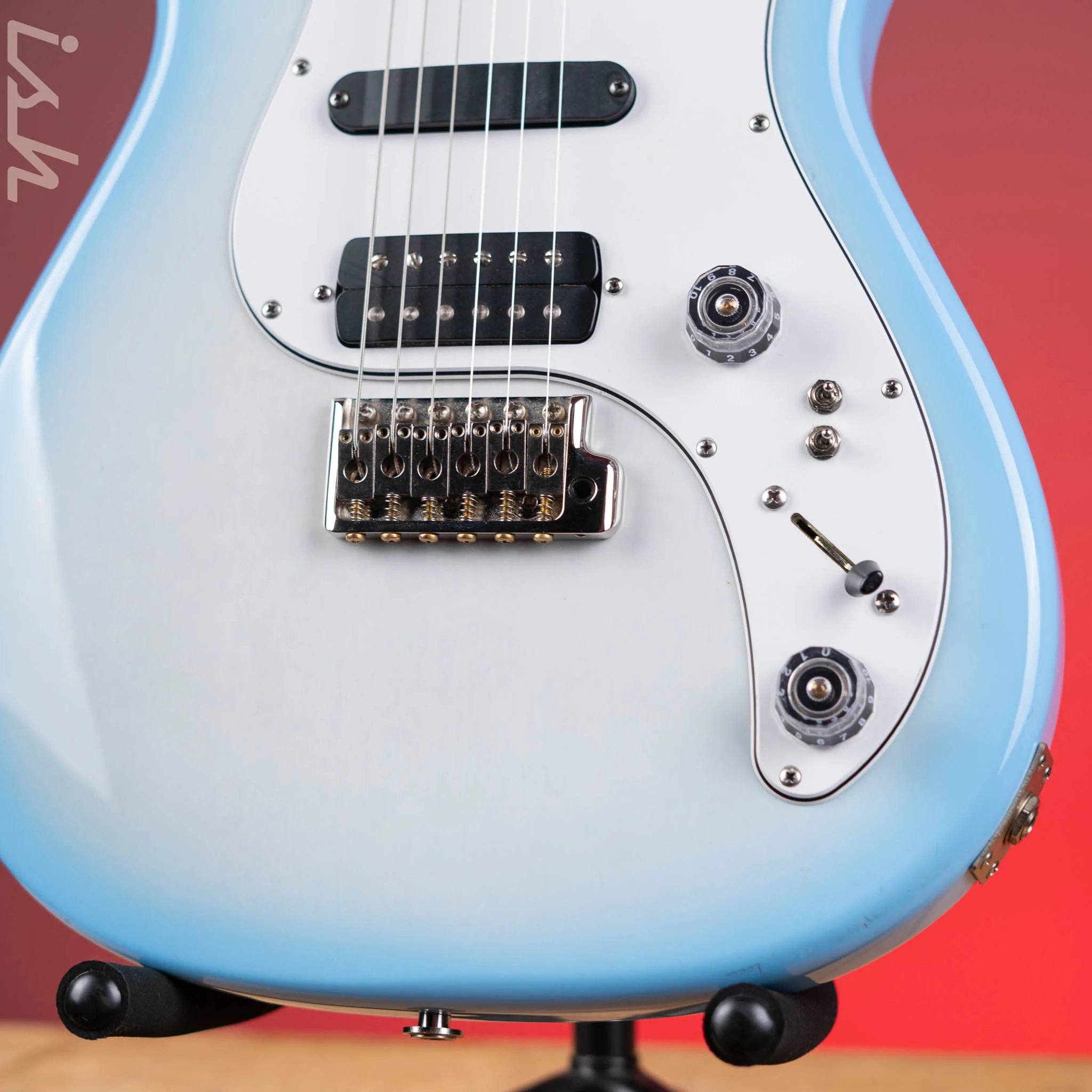 2014 PRS Brent Mason White Wash Blue Burst - Image 4