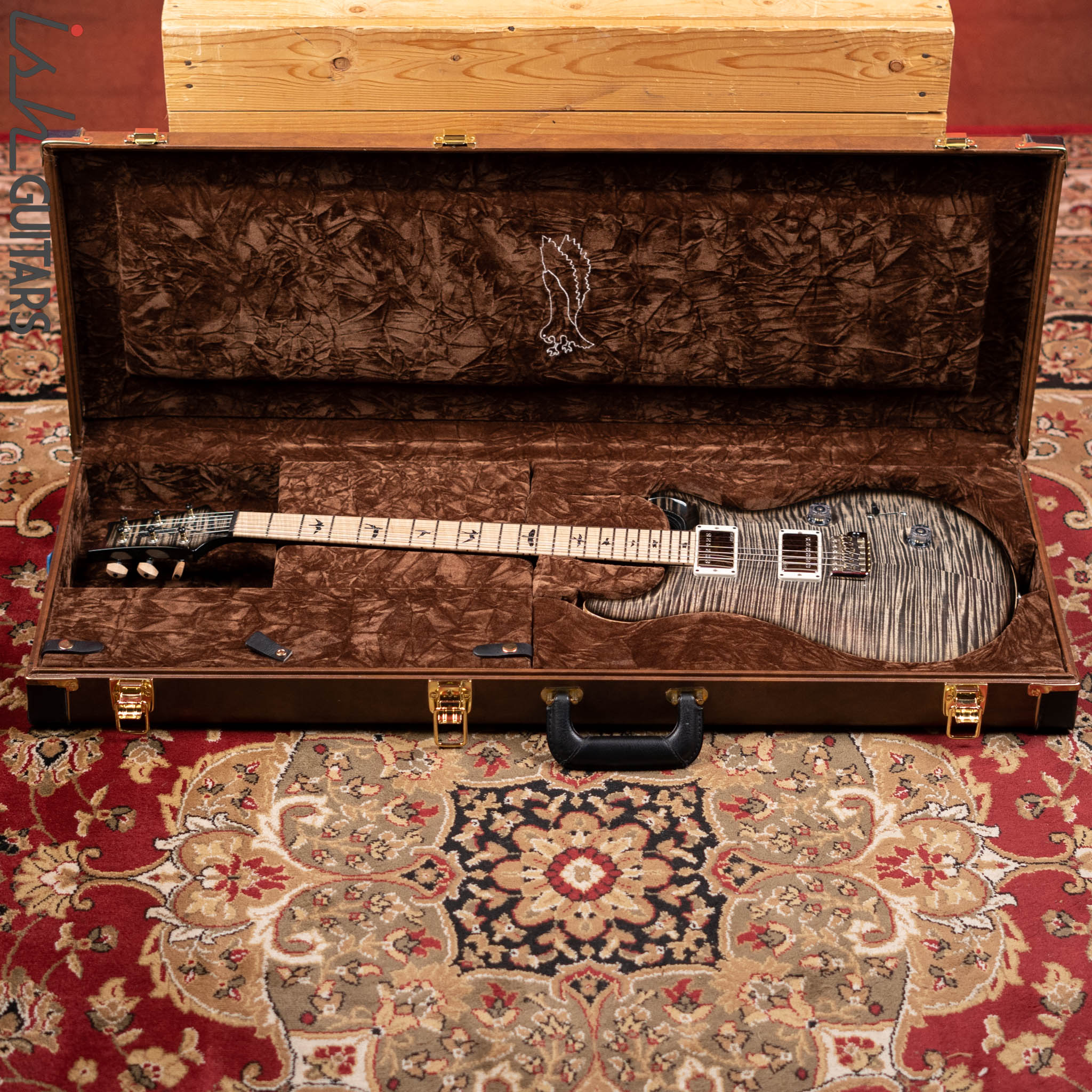 2014 PRS Custom 24 Private Stock Charcoal Smoked Burst - Image 17
