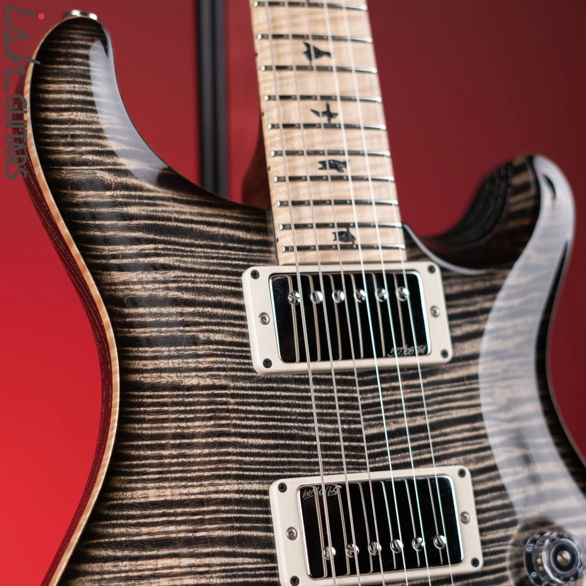 2014 PRS Custom 24 Private Stock Charcoal Smoked Burst - Image 3