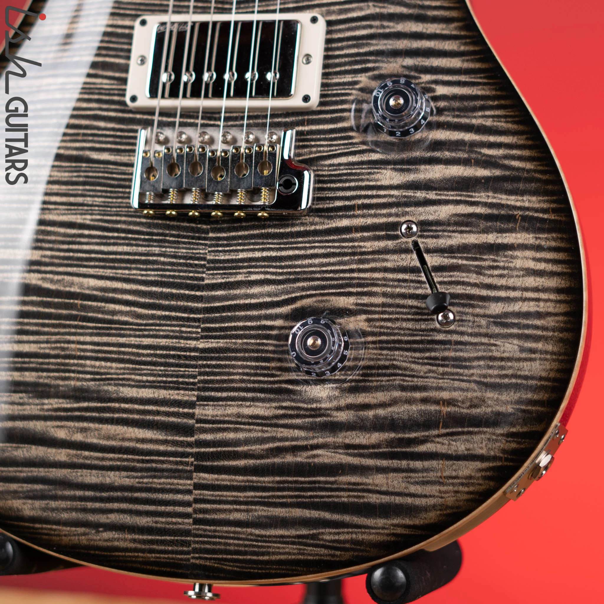2014 PRS Custom 24 Private Stock Charcoal Smoked Burst - Image 4