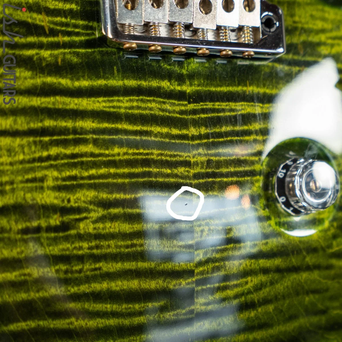 2014 PRS Experience Custom 24 Semi-Hollow 10 Top Jade Green - Image 7
