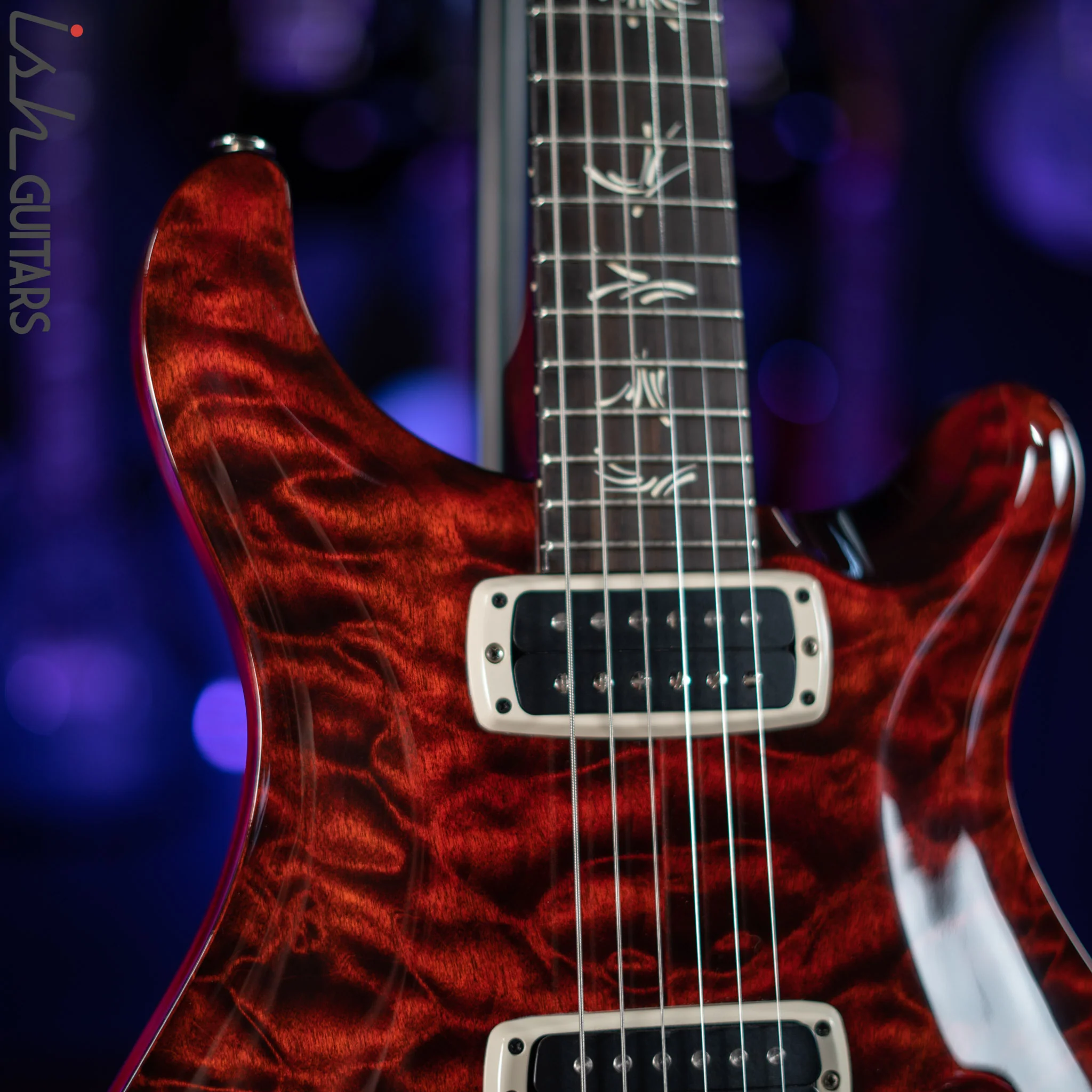 2014 PRS Paul’s Guitar Quilt Fire Red - Image 3