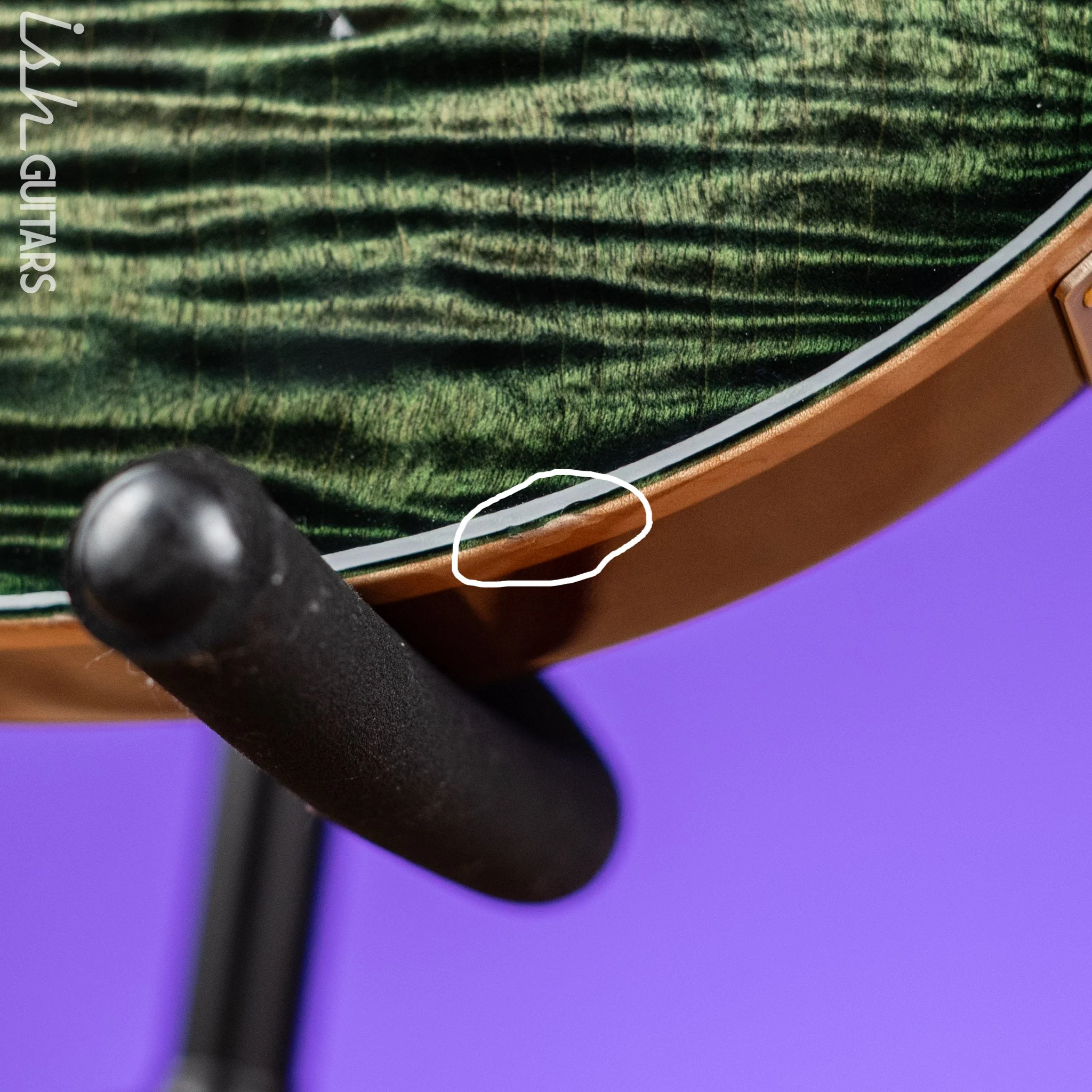 2014 PRS Private Stock Violin II Sage Smoked Burst - Image 8