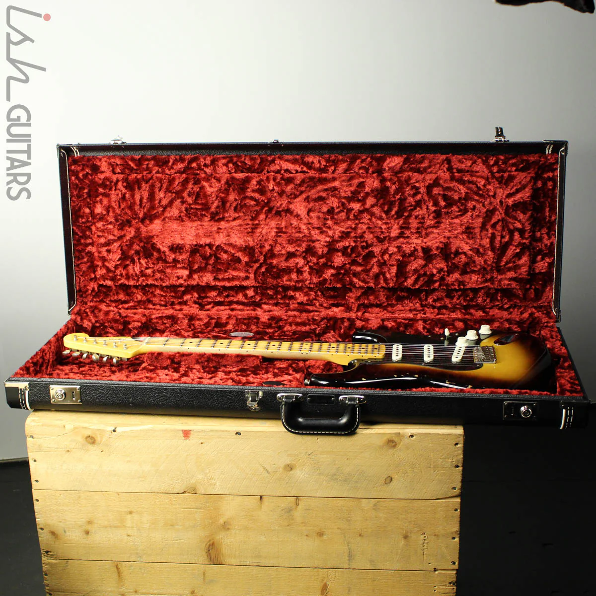 2015 Fender Strat Ancho Poblano Relic Custom Shop 2-Color Sunburst - Image 13